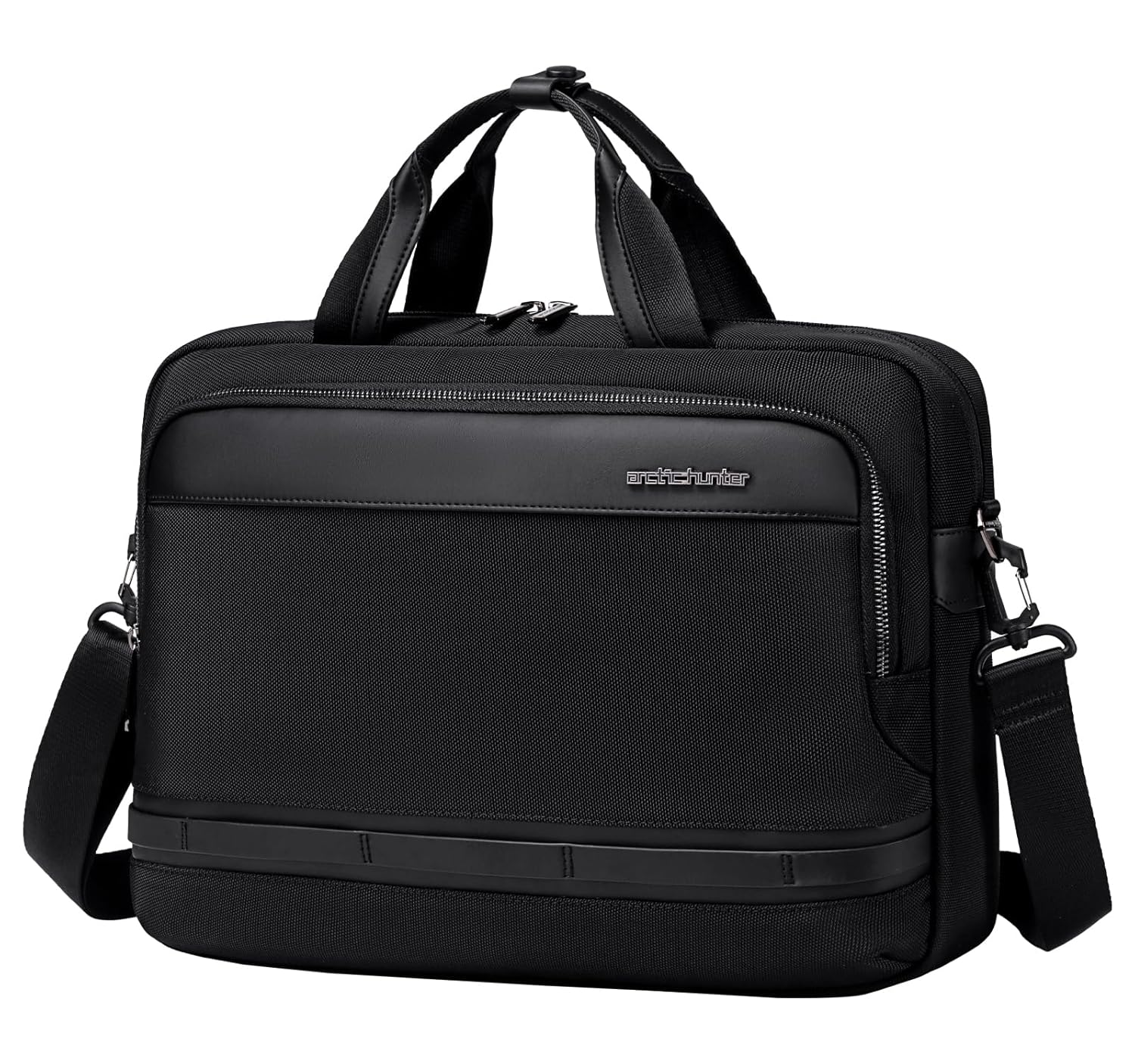 Arctic Hunter Laptop Bag for Men Women 2 in 1 Office Sling Hand Bag with 15.6″ Laptop Pocket Multiple Compartments Detachable Shoulder Strap Shockproof Water-resistant Briefcase