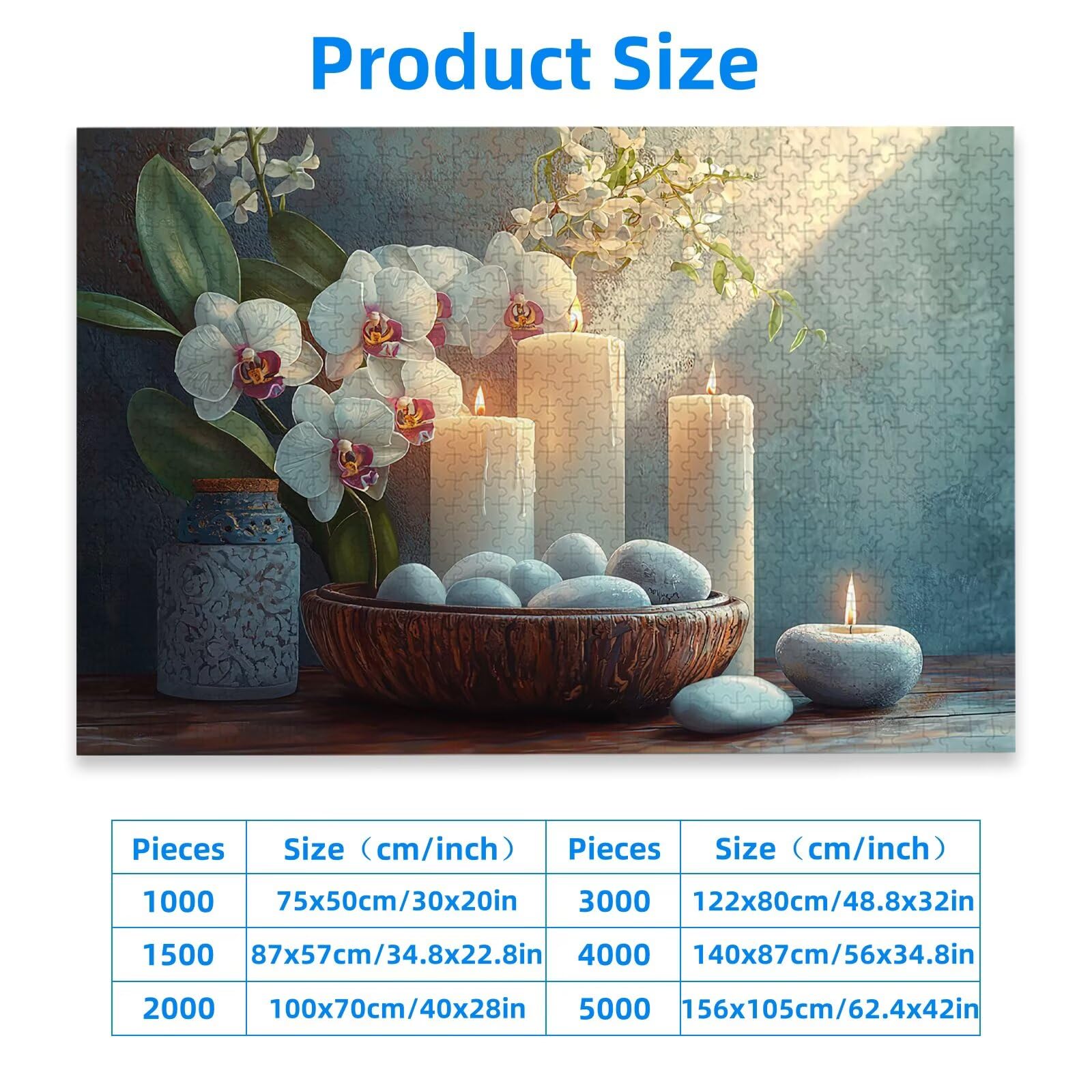 Puzzle 1000 sztuk Zen, Puzzle Orchidea 1000 sztuk dla dorosłych i nastolatków, drewniane puzzle z wykwintnym opakowaniem, rodzinne gry edukacyjne, dekoracje domu, prezent dla dorosłych-1689