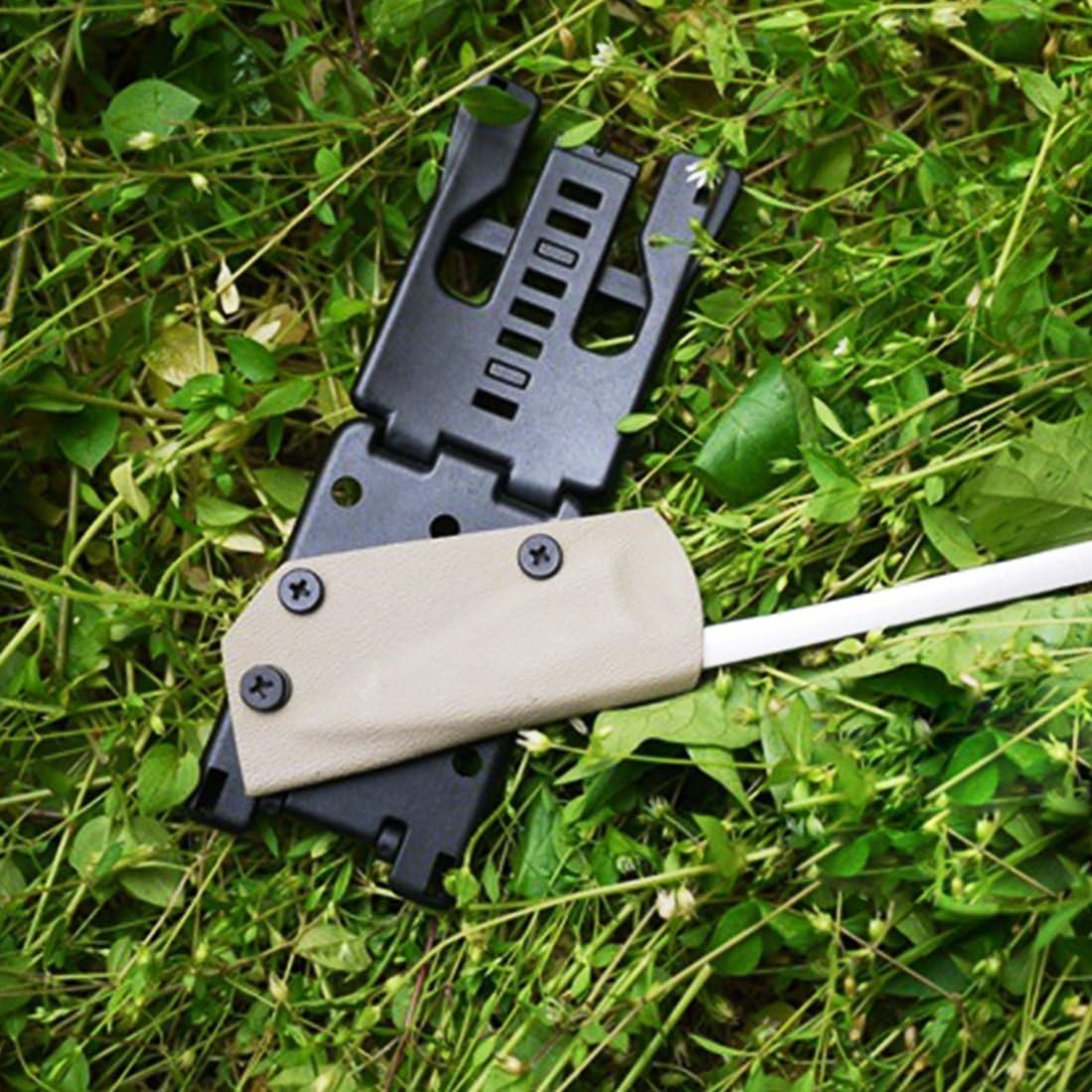 GLBSUNION Tactical Belt Clips (1 Pack/2 Pack/4 Pack Alternative), Universal Utility EDC Belt Clip Outdoor Loops Camping Knife Blade Lock Large with Hardware for Holsters or Mag Pouches Sheath Tools
