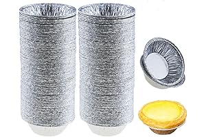 2.6 Inch Round Mini Pie Crusts Disposable Aluminum Foil Pans for Baking