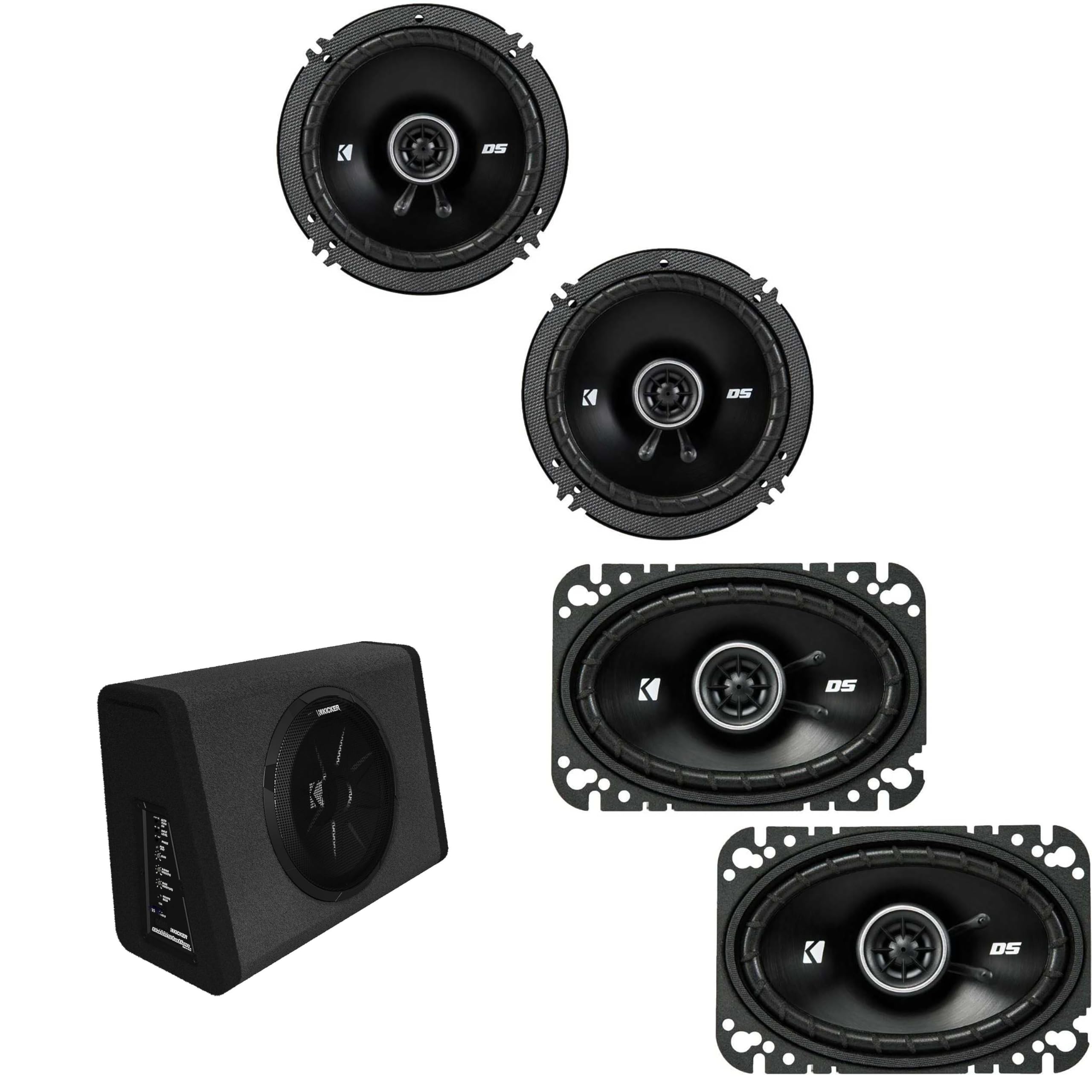 Kicker 11PT250 Powered Enclosure & 43DSC6504 6.5