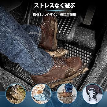 新型ヴェゼル現行型　新車外しフロアマット 防水 防汚 ヴェゼル フロアマット RV系 専用 新型 フロア マット