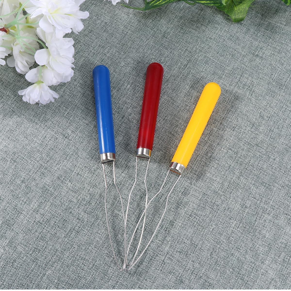 Dispositif D'Assistance Boutonnage 3 Pièces En Acier Inoxydable Avec Poignée En Bois Confortable - Aide Pratique Pour Boutons De Chemise Et Manteau Portable Pour Usage Quotidien