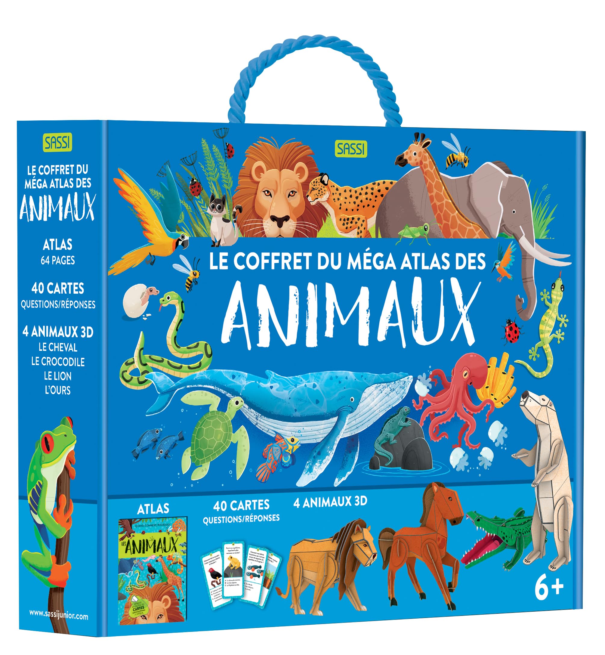 Le coffret du méga atlas des animaux - N.E. 2024