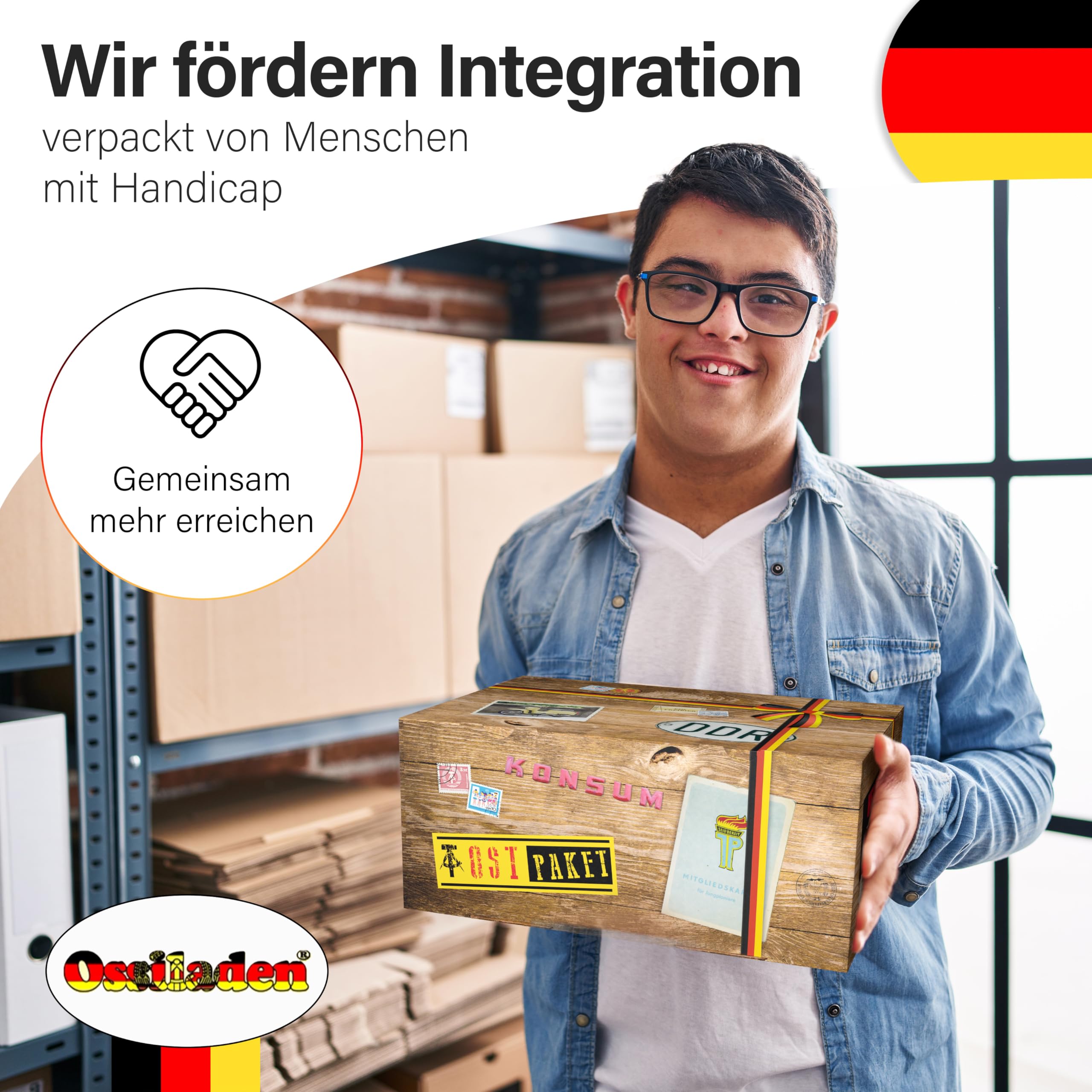 Adventskalender 2025 mit 24 Ostprodukten - Spezialitäten aus dem Osten