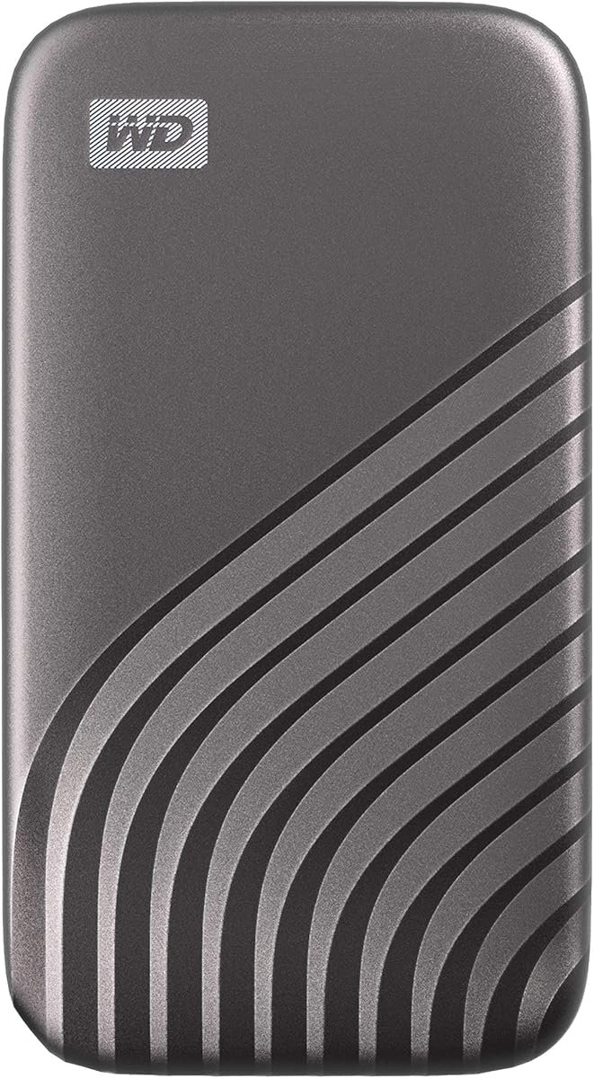 Wd 1TB My Passport Ssd - Portable Ssd, Up To 1050Mb/S Read And 1000Mb/S Write Speeds, Usb 3.2 Gen 2 - Space Gray