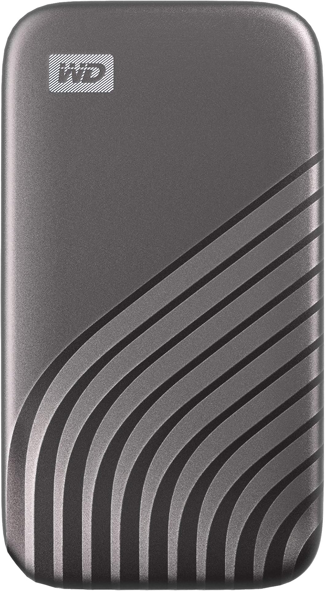 WD 1TB My Passport Portable SSD, External NVMe Solid State Drive, USB-C, up to 1050 MB/s, Works with PC, Xbox and Playstation, 2-meters drop resistance, Space Grey