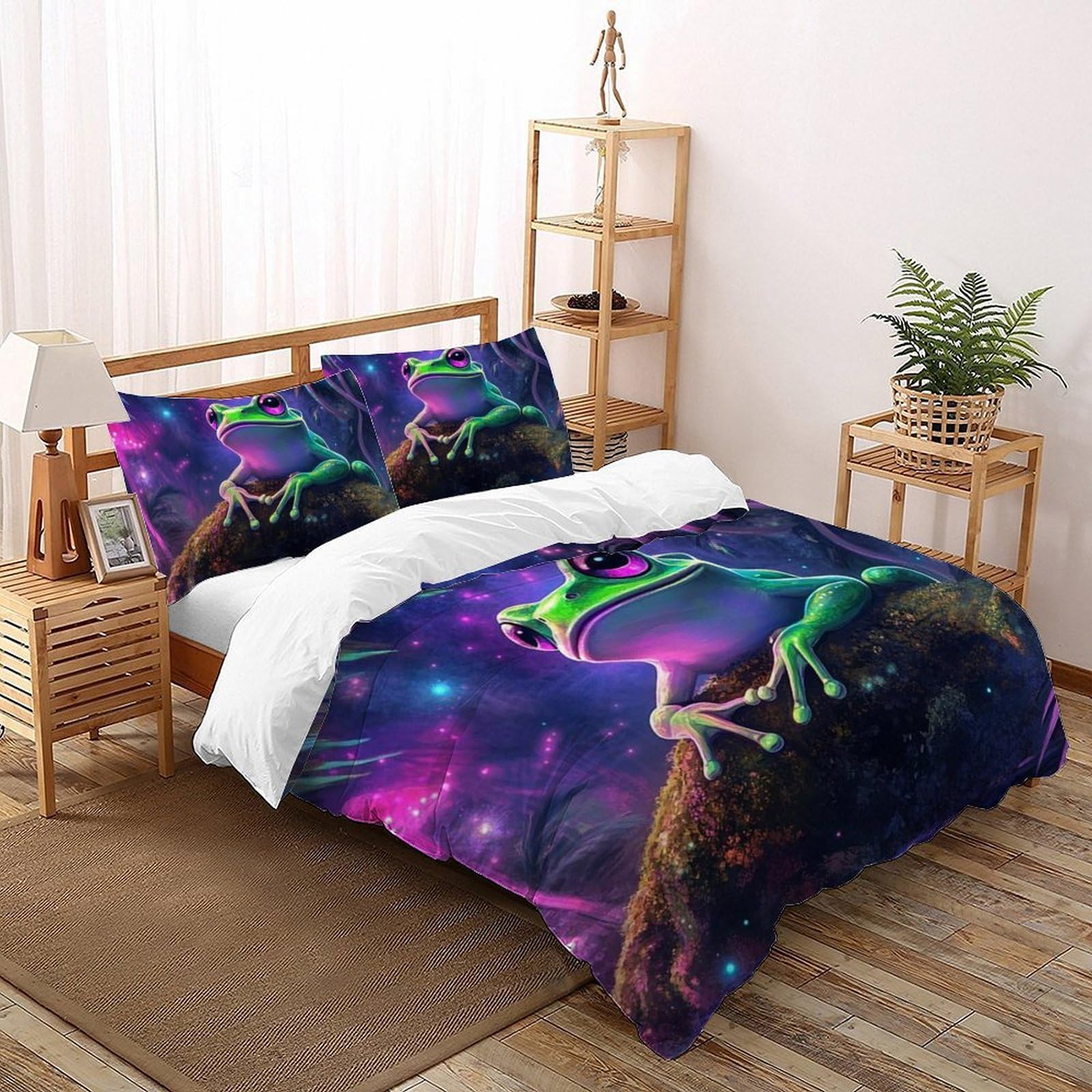 Housses de couette 3D enfants 220x240cm fermeture éclair 2 personnes