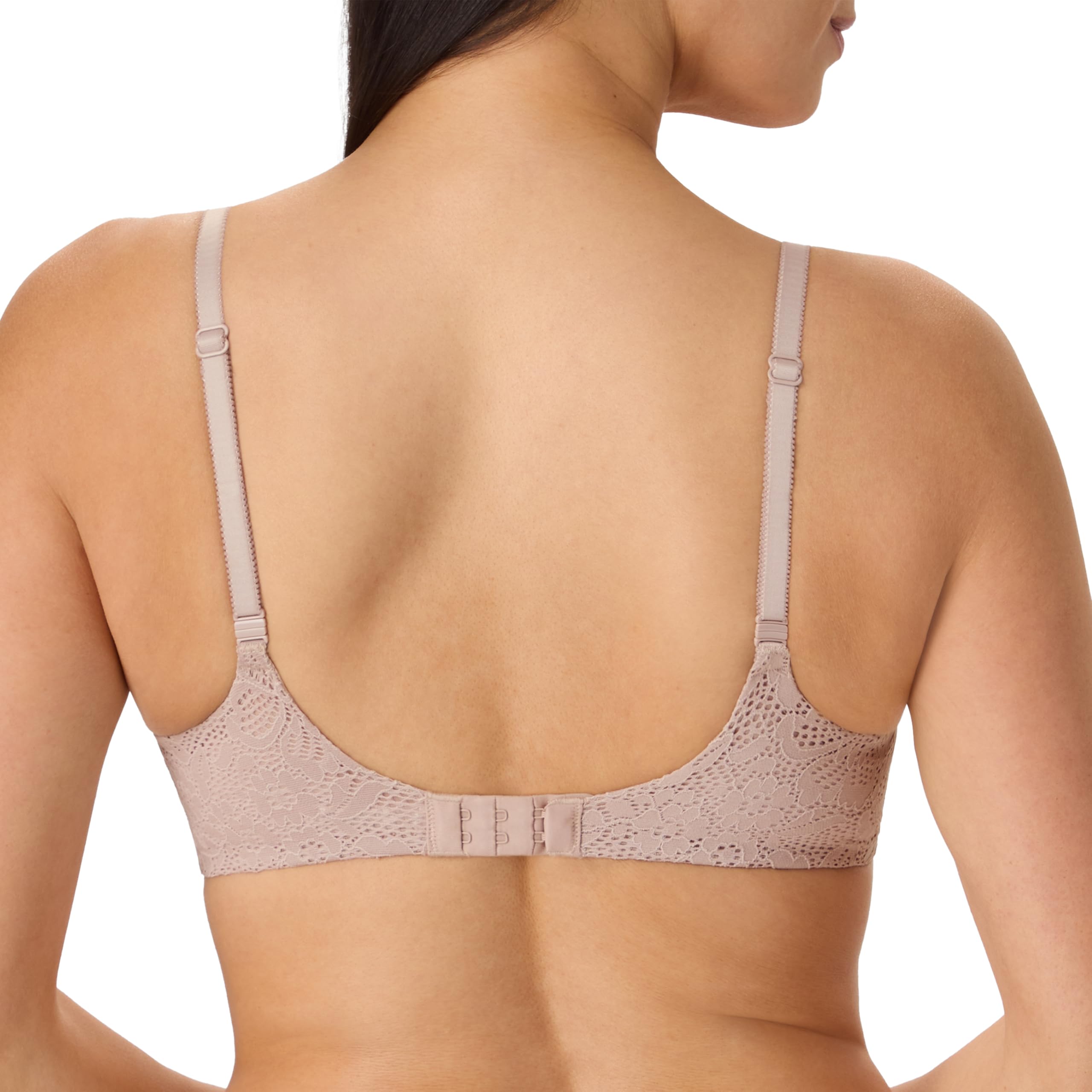 Maidenform Women's Custom Lift, One Fab Fit Underwire, Convertible Straps, Full Coverage Bra, Evening Blush