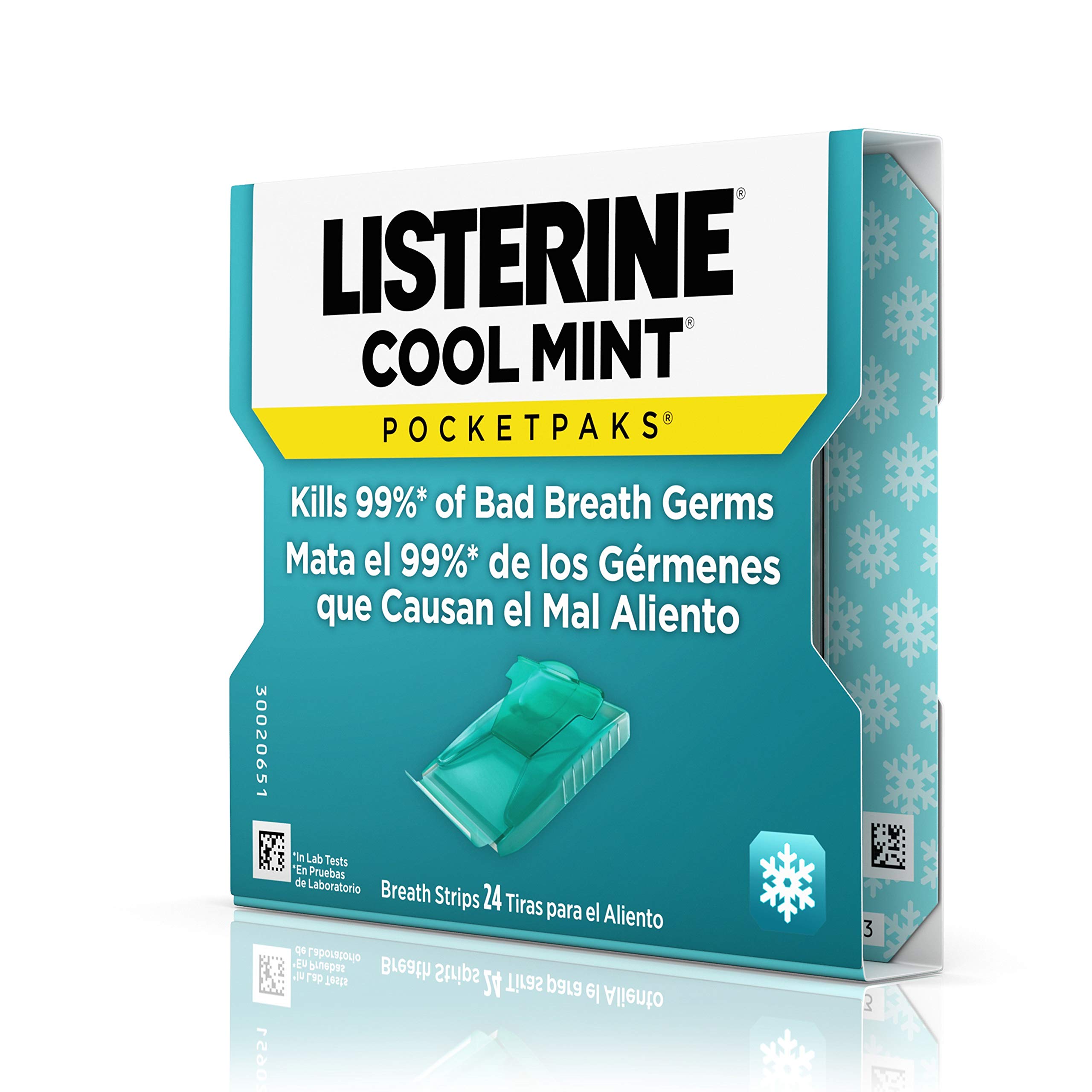 Listerine Cool Mint Pocketpaks Breath Strips, Oral Dissolving Breath