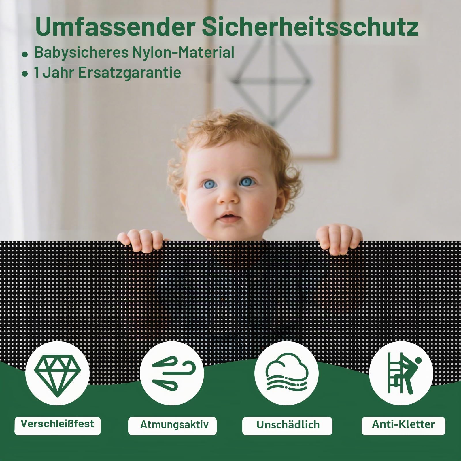 Ycozy Treppenschutzgitter Türschutzgitter Ausziehbar 0-200 cm Kinderschutzgitter Einhändiges Öffnen Absperrgitter für Baby und Haustiere Schutzgitter Treppe Innen Außenbereich (Schwarz)