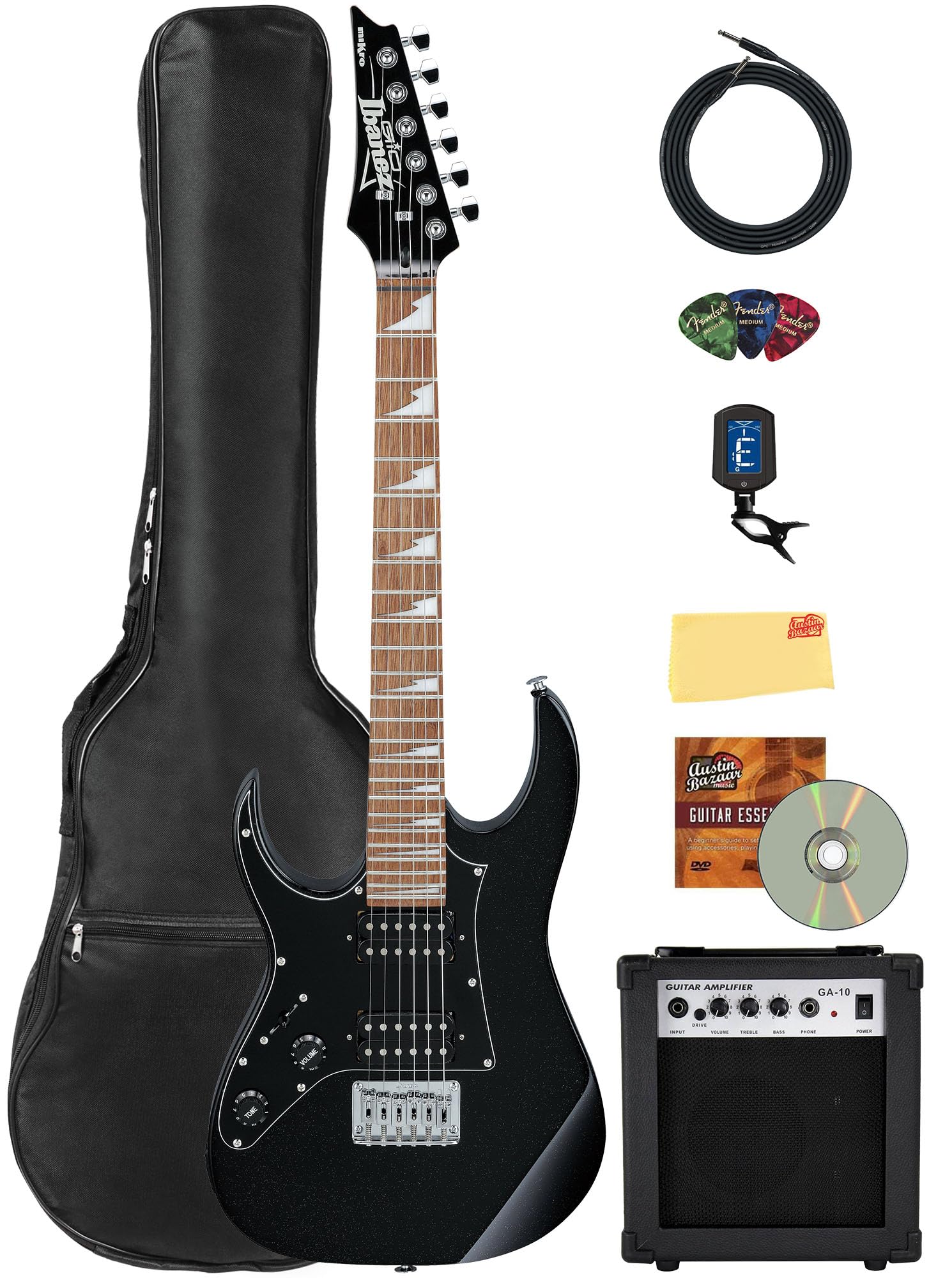 Amazon.com: Ibanez GRGM21L RG Gio miKro Short-Scale Electric