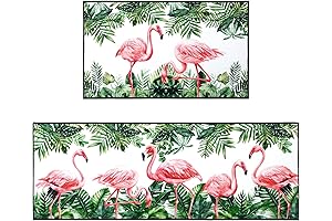 Bencailor Flamingo Bathroom Rug Summer Rugs