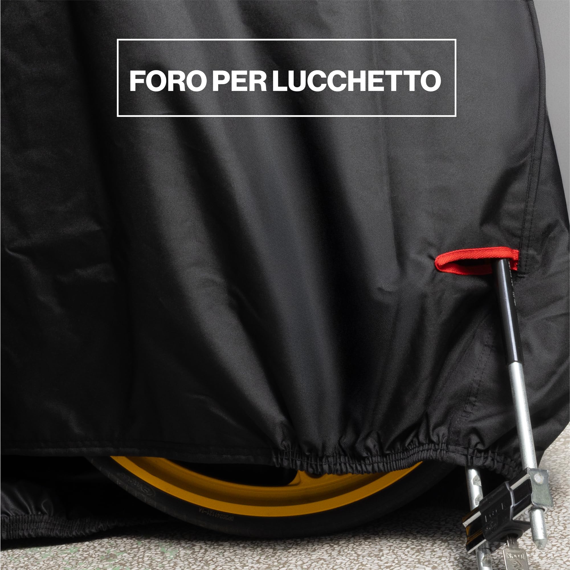 TeamObsidian Copribici per Cargo Bike - Telo Copri Bicicletta da Esterno - Telo Copri Bici in Poliestere 600D - Copribicicletta per Bici Trasporto a 3 Ruote