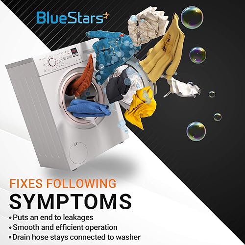 Miniatura 3 de BlueStars WH16X513 Reemplazo del clip de manguera de drenaje de arandela Compatible con arandelas GE & Hotpoint Sustituye a AP2046140 WH16X0513