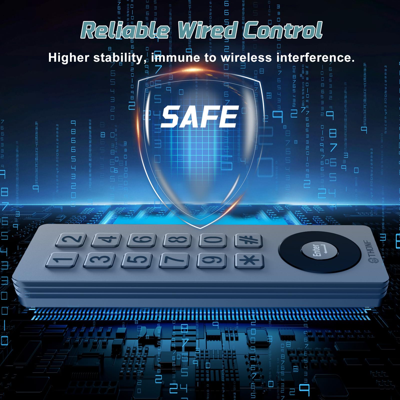 Snapklik.com : Universal Wired Garage Door Opener Keypad