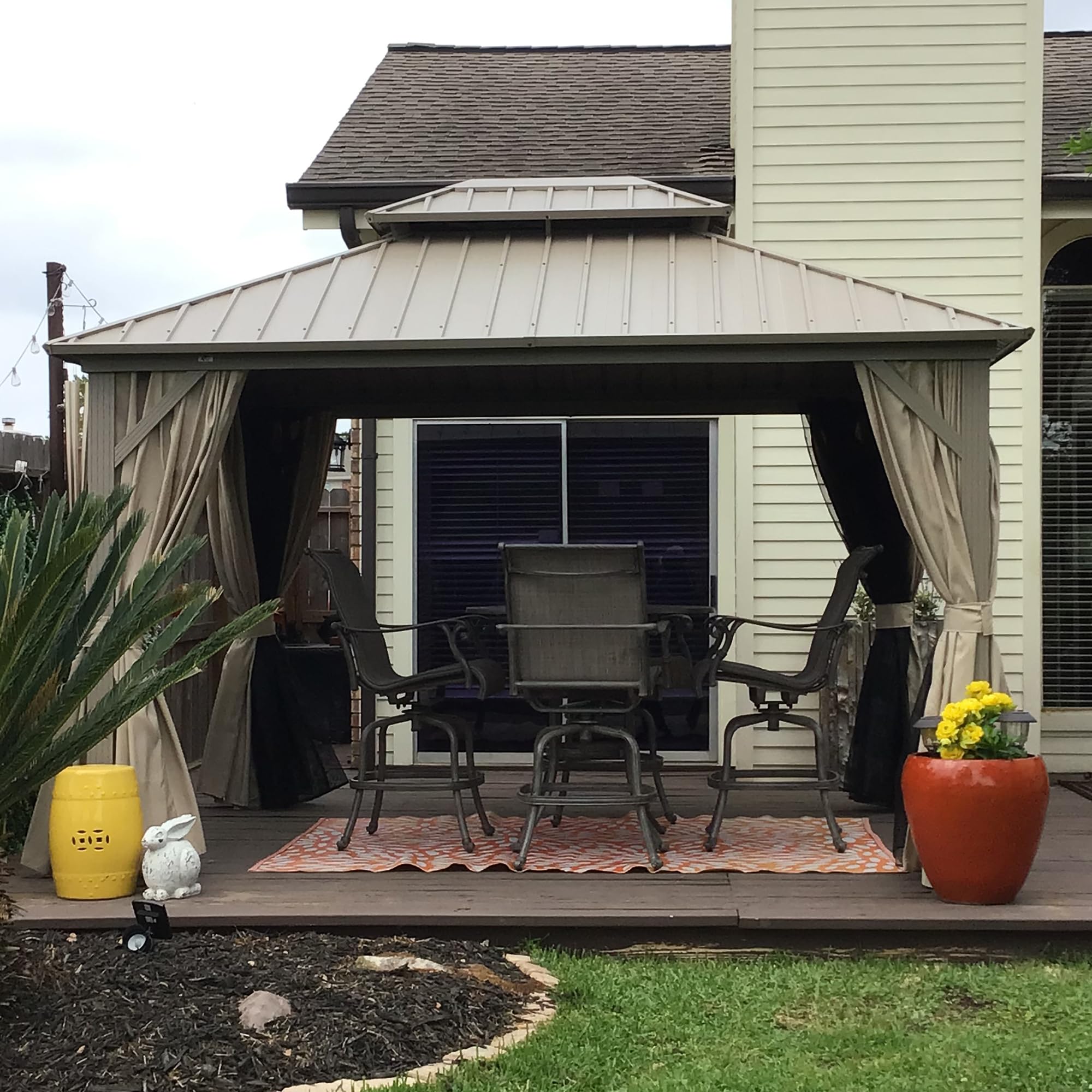 PURPLE LEAF 10x12 Hardtop Gazebo