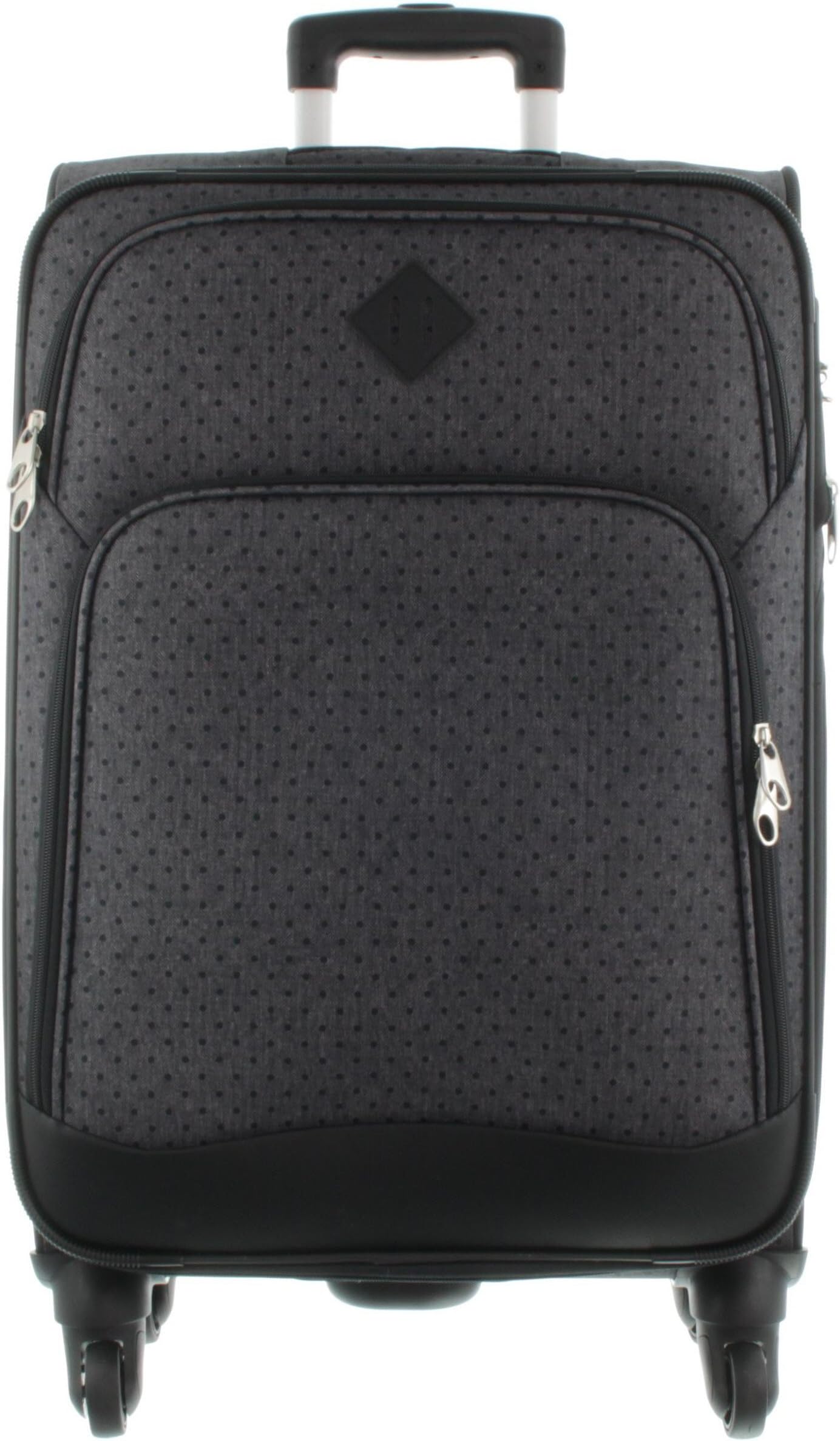 Franky Suitcase grey Grey Dots M