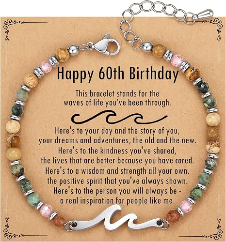 TONYSANDY Wave Bracelet: A Thoughtful Keepsake for a Milestone Birthday