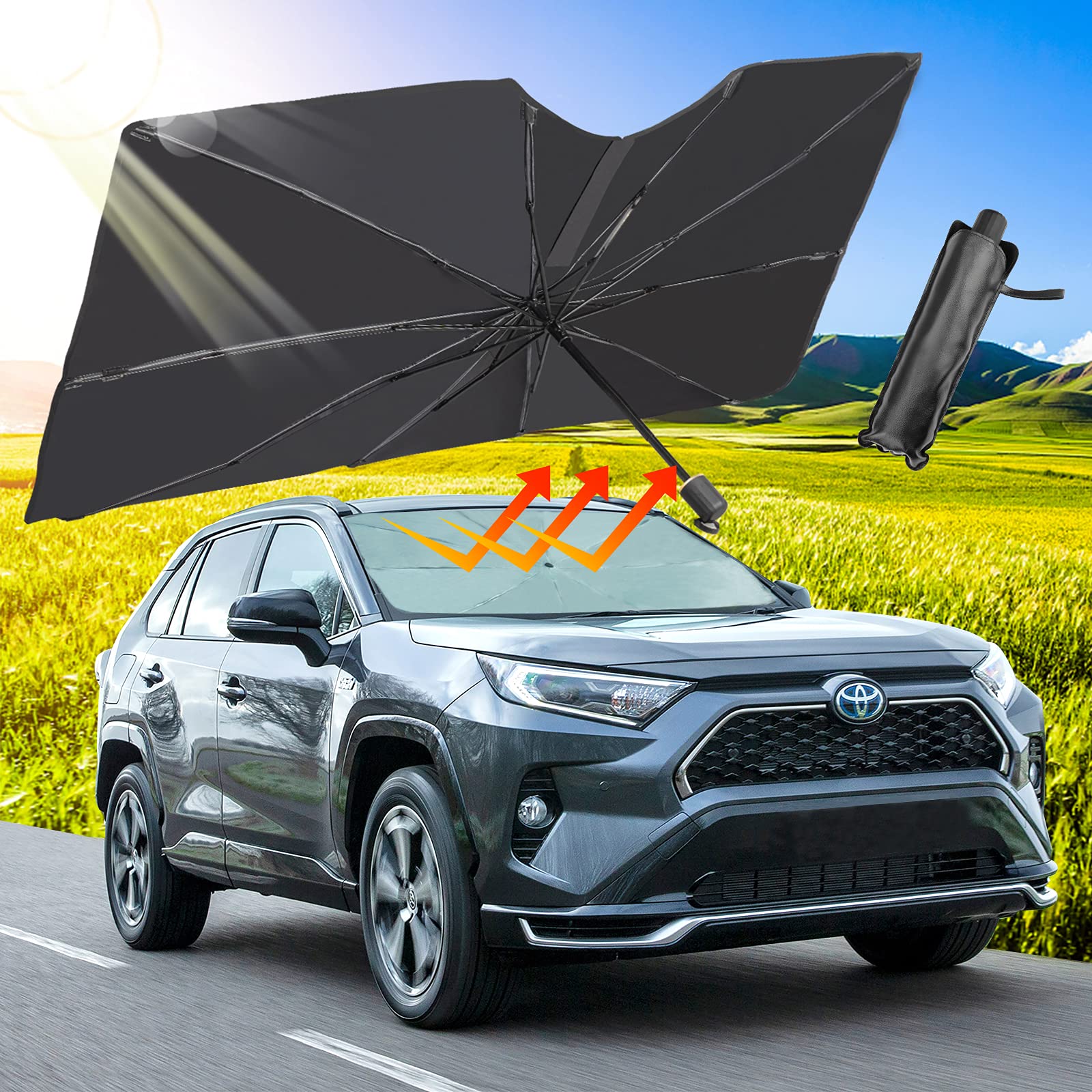 Details 95+ about toyota rav4 sun shade super hot in.daotaonec