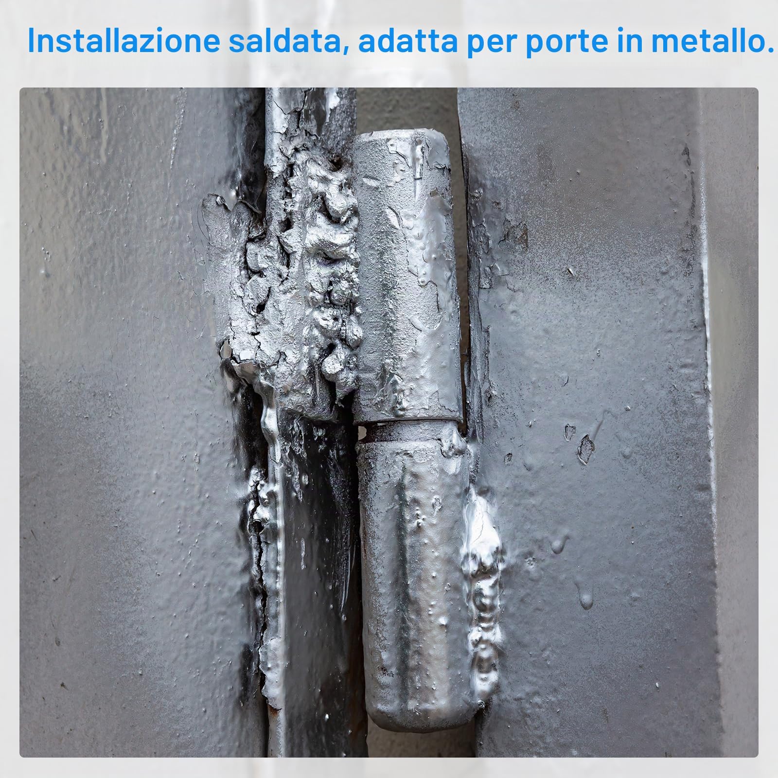 QUARKZMAN 20pz Saldare Barile Cerniere 2-3/8"x6/16" (LxP) Carbonio Acciaio Saldabile Staccabile Barile Cerniere per Metallo Cancello Altalena Porta Rimorchio Ramp 0.24" Perno OD