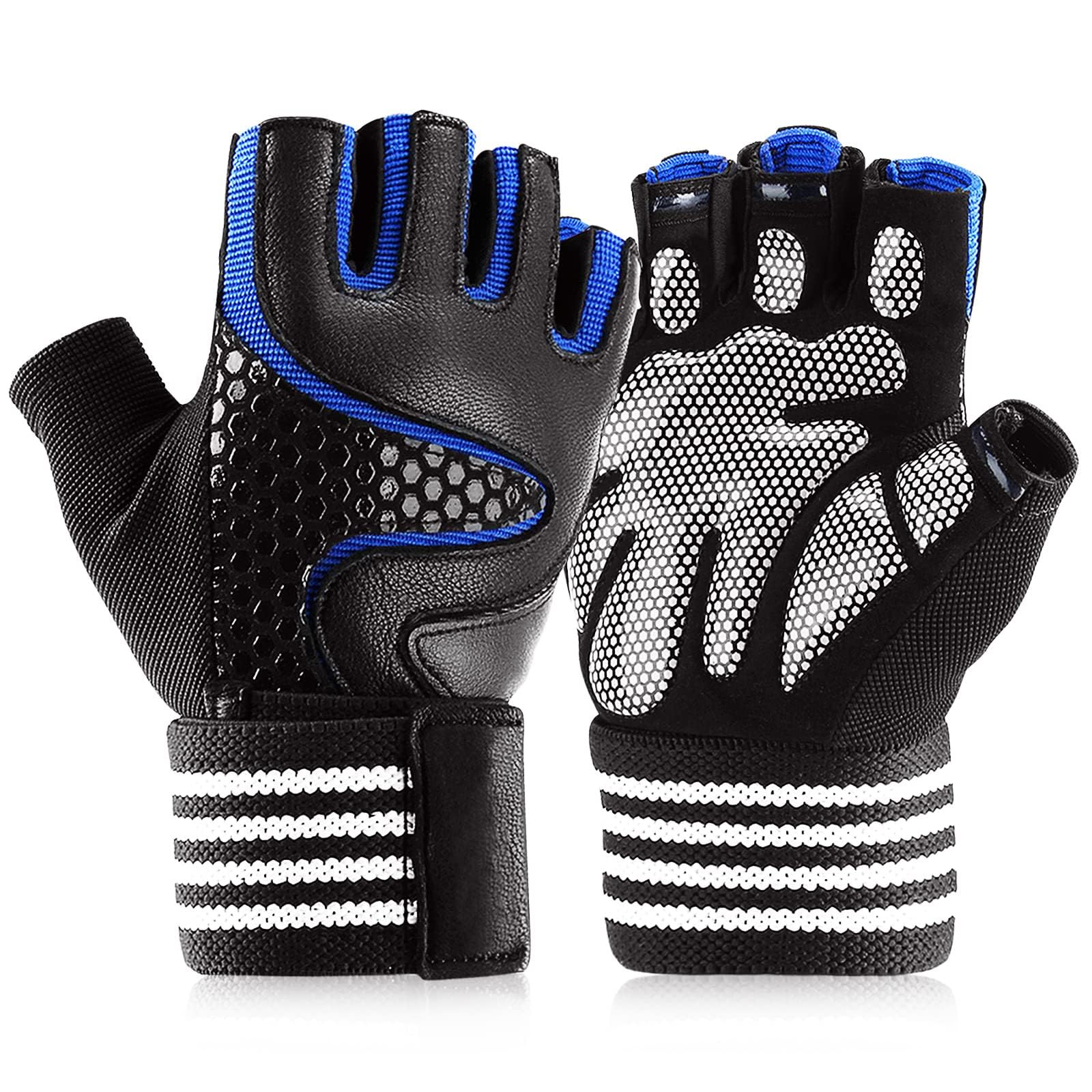 Gants De Levage De Poids Avec Bande Poignet Intégrée - Anti-dérapant Pour Entraînement, Powerlifting & Pull Ups