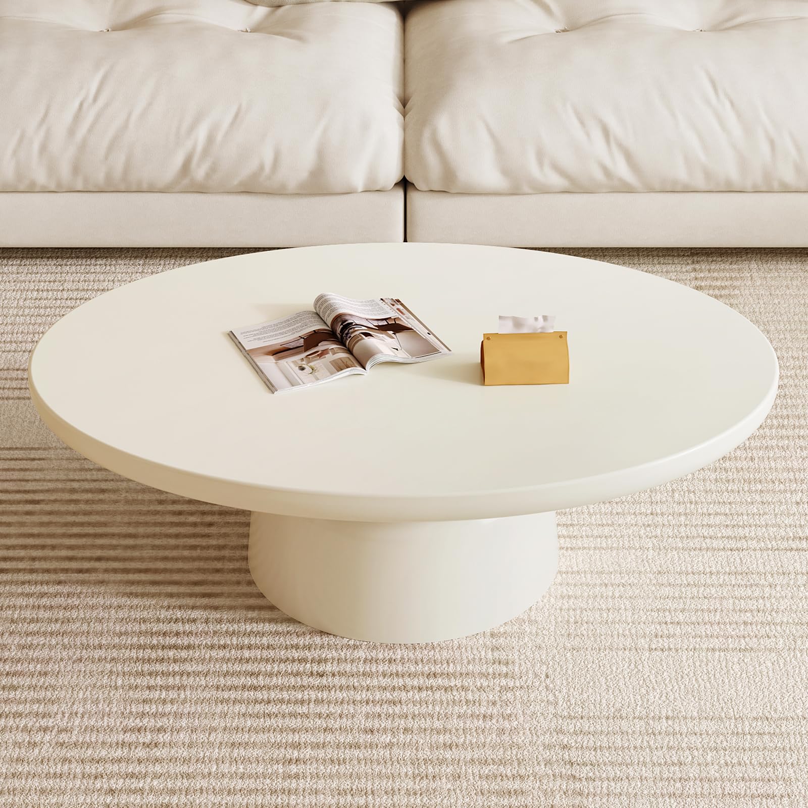 Amazon.com: White Oval Coffee Table, 45.66