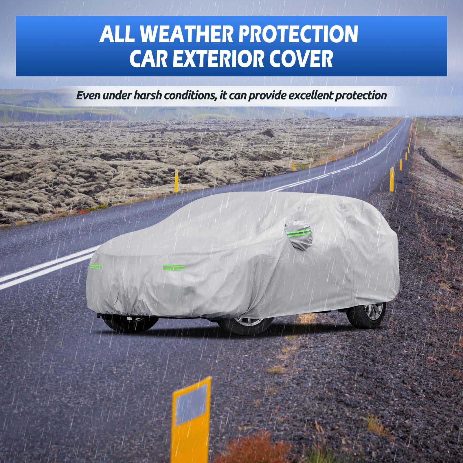 Car Cover Custom Fit for Honda CRV 1997-2025 for Toyota RAV4 2006-2025 Migaven Waterproof Full Exterior Cover Sun — view 7