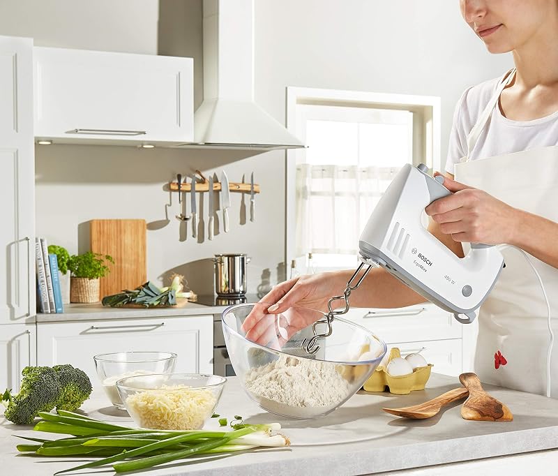 Bosch ErgoMixx MFQ36400 kézi mixer 450W, 5 fokozat + turbo, rozsdamentes acél