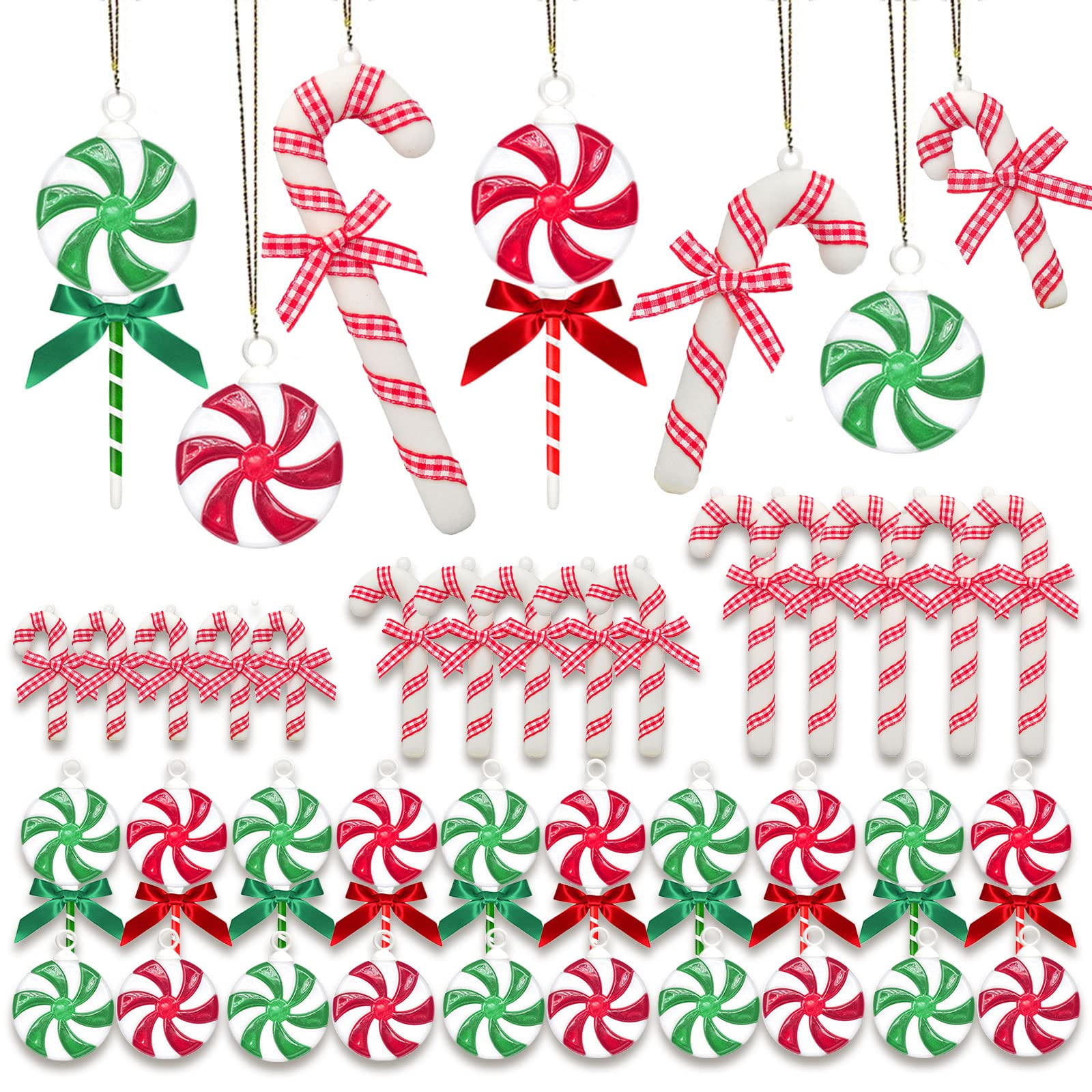 amazon-com-35-pcs-christmas-candy-cane-ornaments-plastic-christmas-tree-hanging-ornaments-swirl-peppermint-lollipop-shatterproof-christmas-candyland-christmas-ornaments-for-holiday-decor-party-favors-home-kitchen