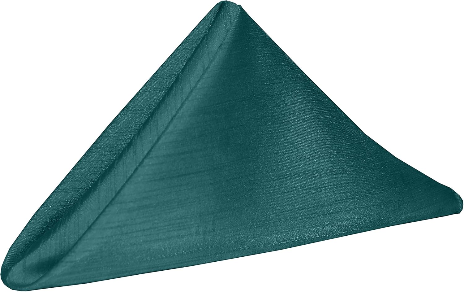 Ultimate Textile Ice Blue Reversible Shantung Satin Cloth Dinner Napkins - 20" x 20" (Set of 12) Washable Polyester Cloth Napkins with Serged Edges