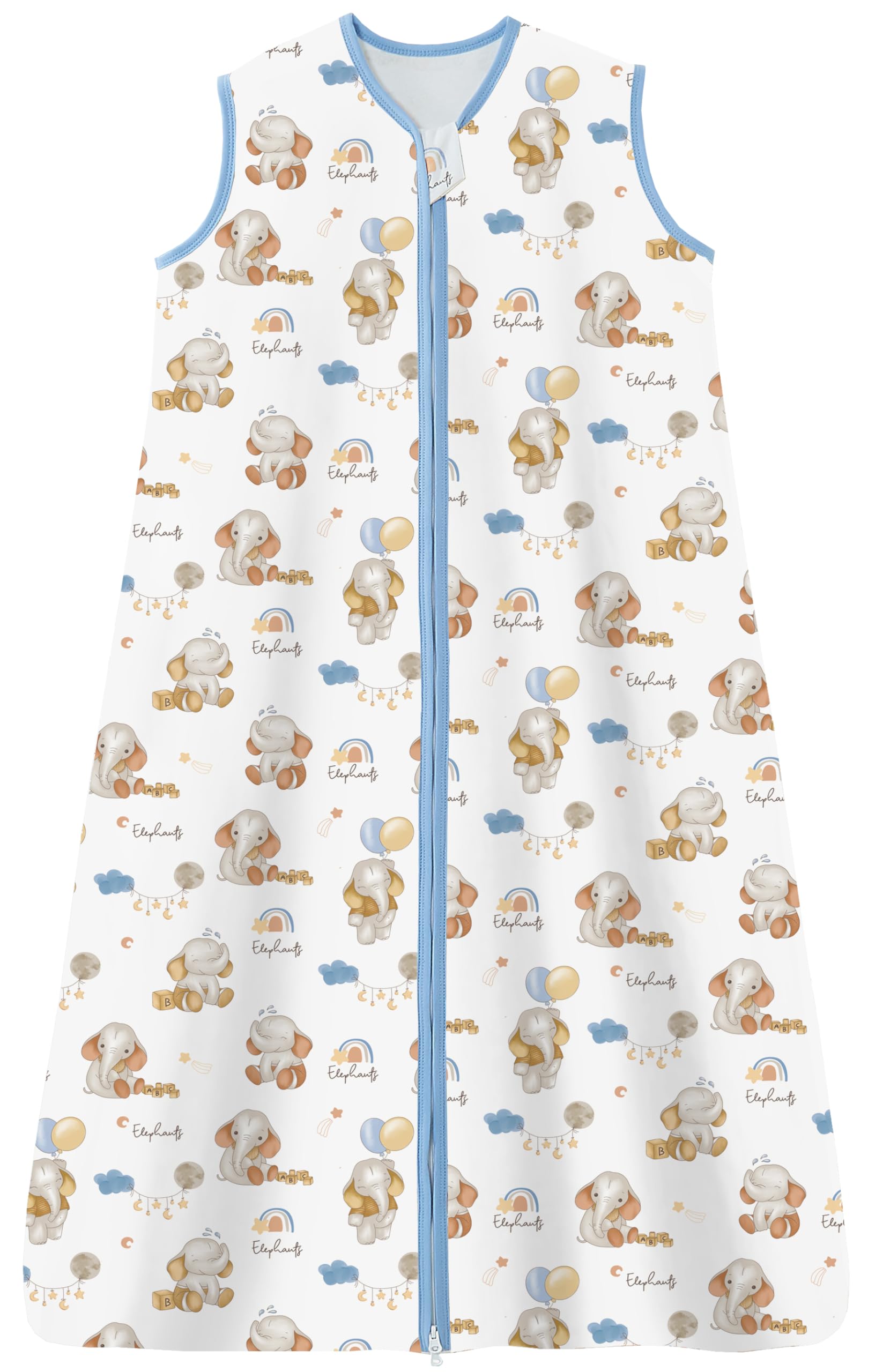 Chilsuessy Kinder Sommer Schlafsack 2er Pack 0.5 Tog Baby Sommerschlafsack aus 100% Baumwolle, Babyschlafsack für Jungen und Mädchen