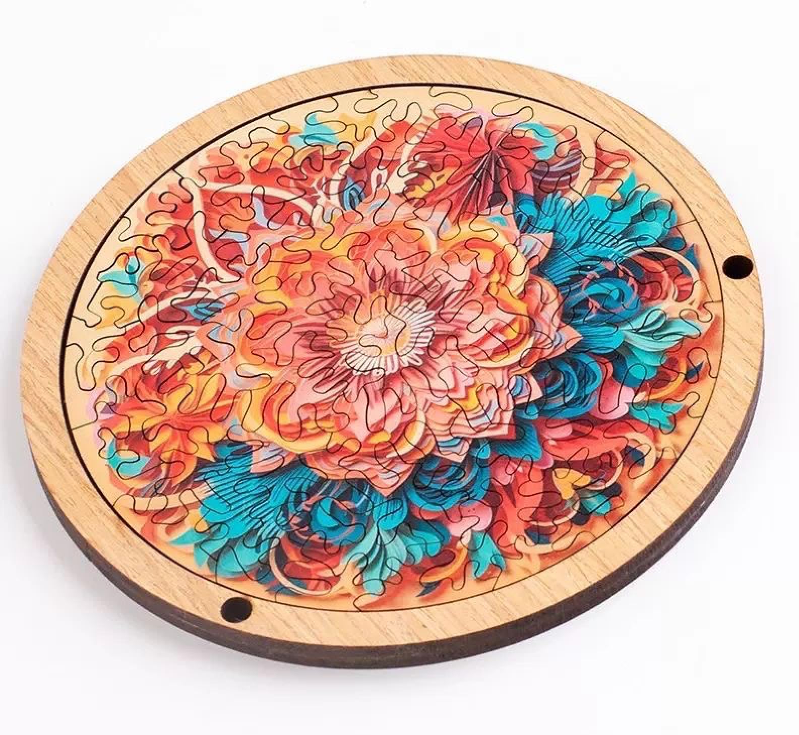 Impossible Puzzle - Clear Difficult Puzzle - Beautiful Puzzle - False Edge Pieces - Beautiful Decoration Puzzle