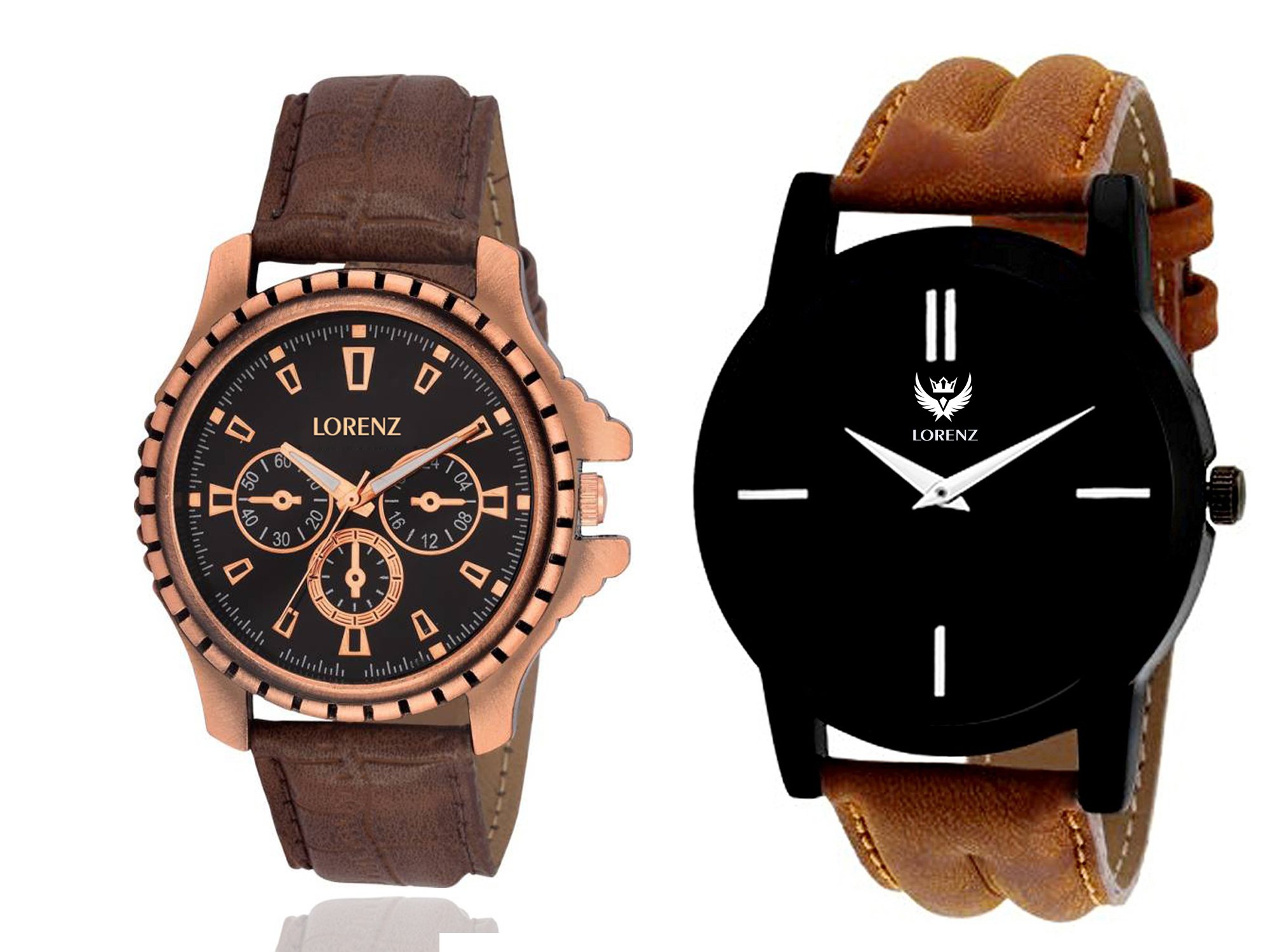 LORENZ Combo of 2 Casual Analog Watches for Men - MK-5413A (B07CCZPWMB) Amazon Price History, Amazon Price Tracker