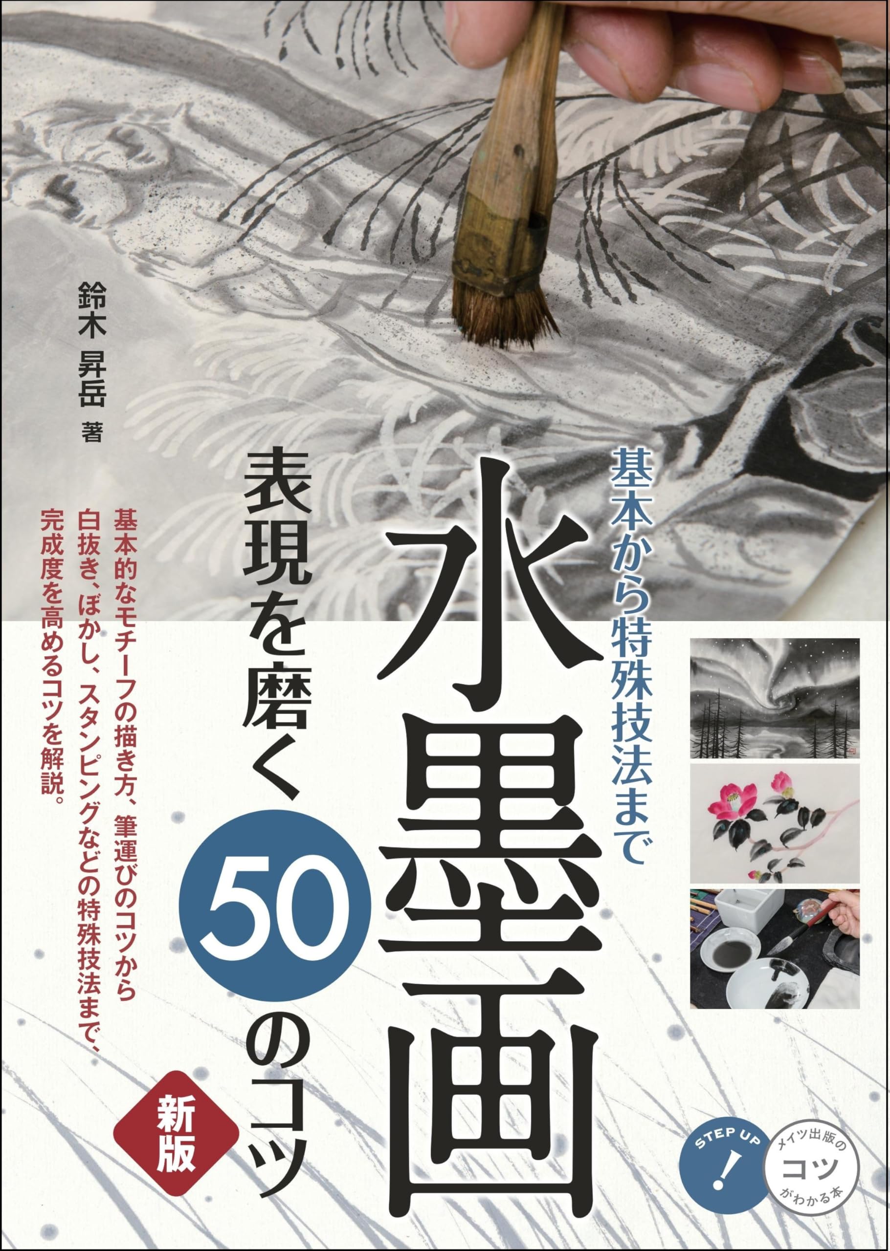 Amazon.co.jp: 水墨画 表現を磨く50のコツ 新版 基本から特殊技法まで