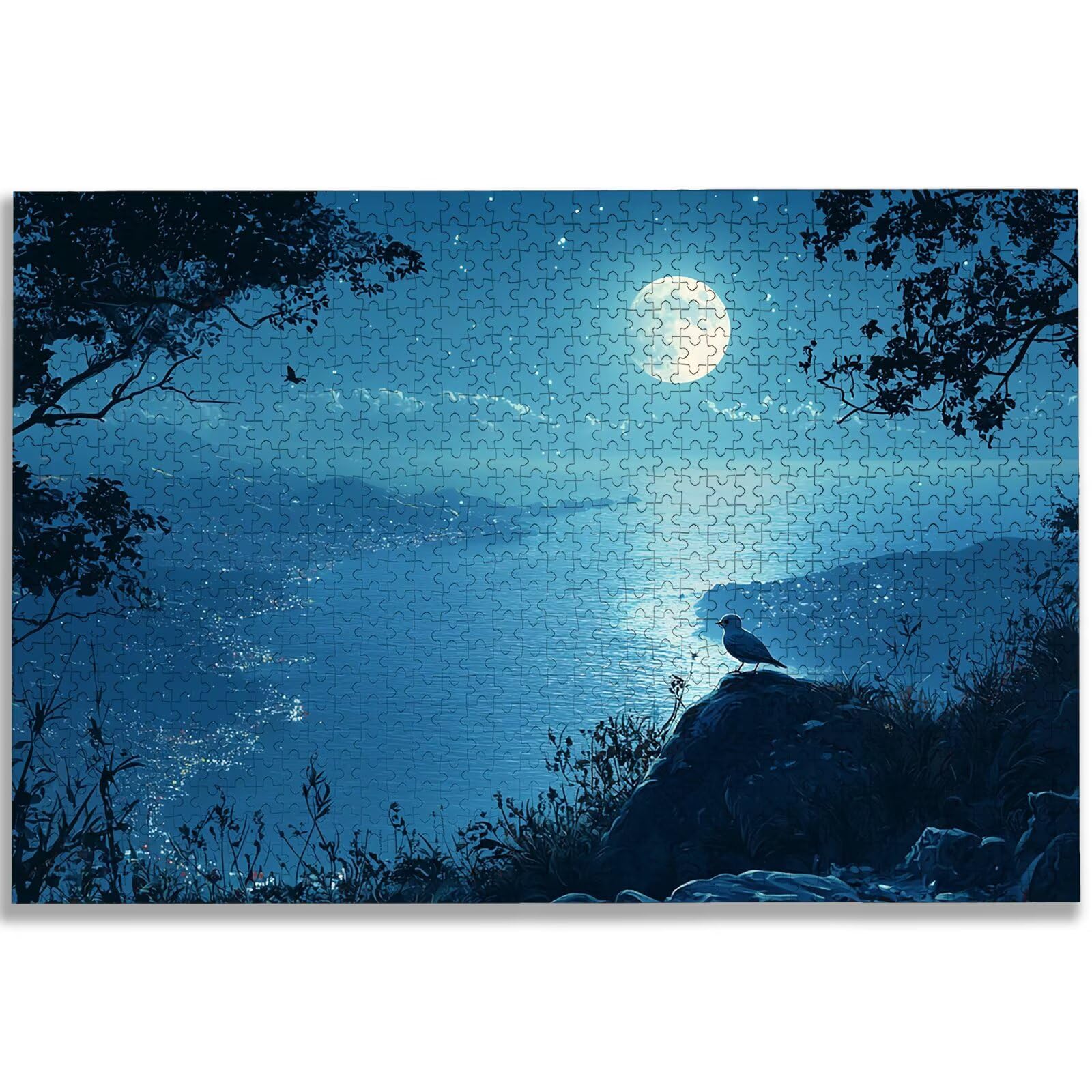 Puzzle 4000 Piezas, Puzzle Océano con Caja para Adultos, DIY Paisaje Rompecabezas Madera para Adultos, 4000 Piezas Rompecabezas Desafiante, para Decoracion Hogar, Regalo Mujer, Regalo Hombres, -1704