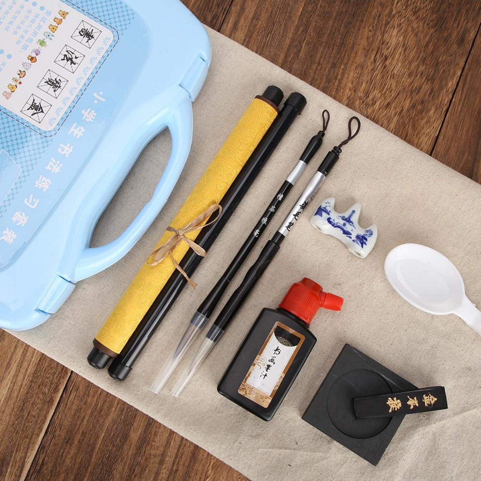 Amazon.co.jp: 文房四宝、中国の伝統的な中国の書道ペン、小学校のため