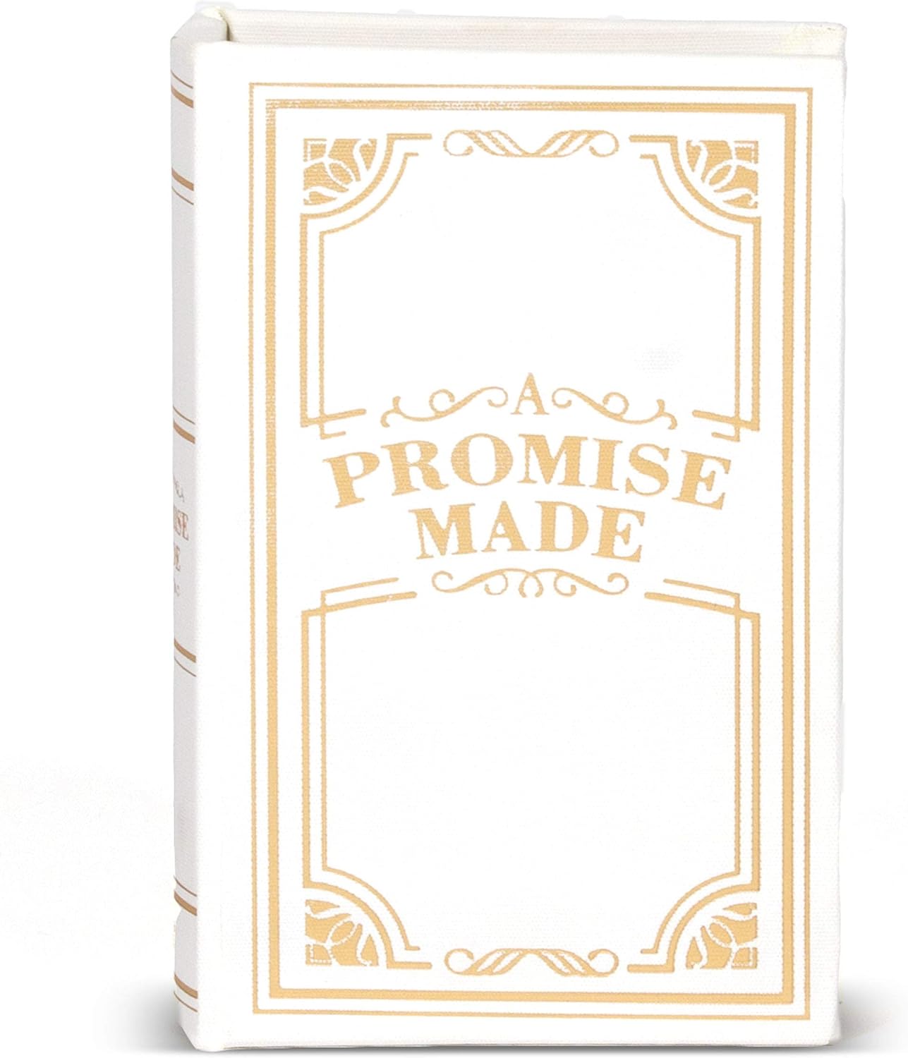 WEDDINGSTAR "A Promise Made Vintage Book Inspired Jewelry Box