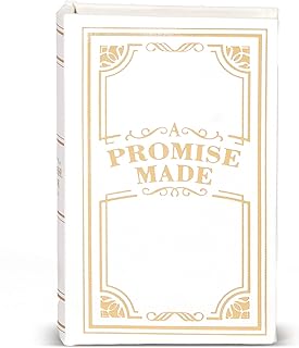 WEDDINGSTAR "A Promise Made Vintage Book Inspired Jewelry Box