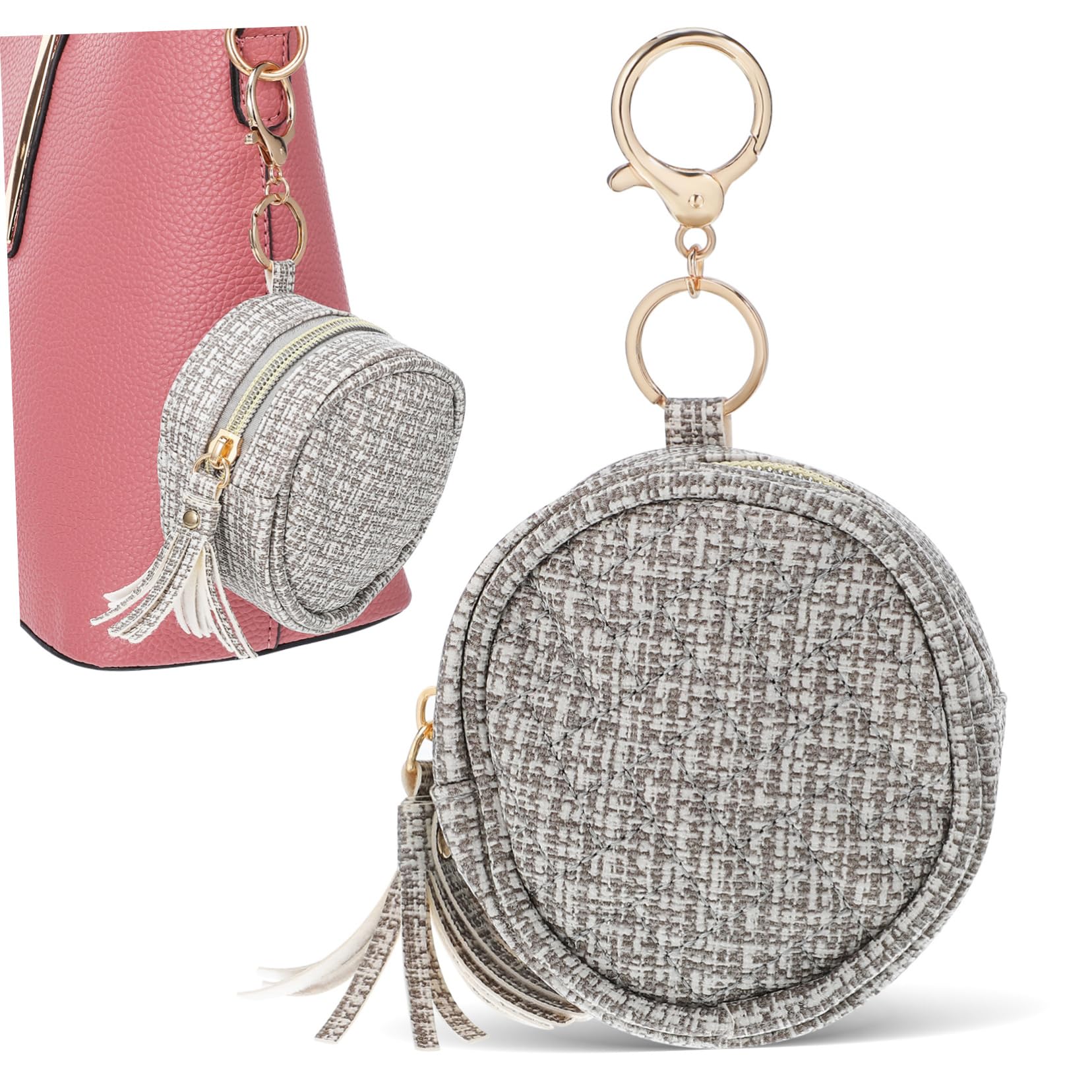 Veemoon Bag Holder Compact Travel Pouch for Diaper Bag Stylish Case Clip Versatile for Pacifiers