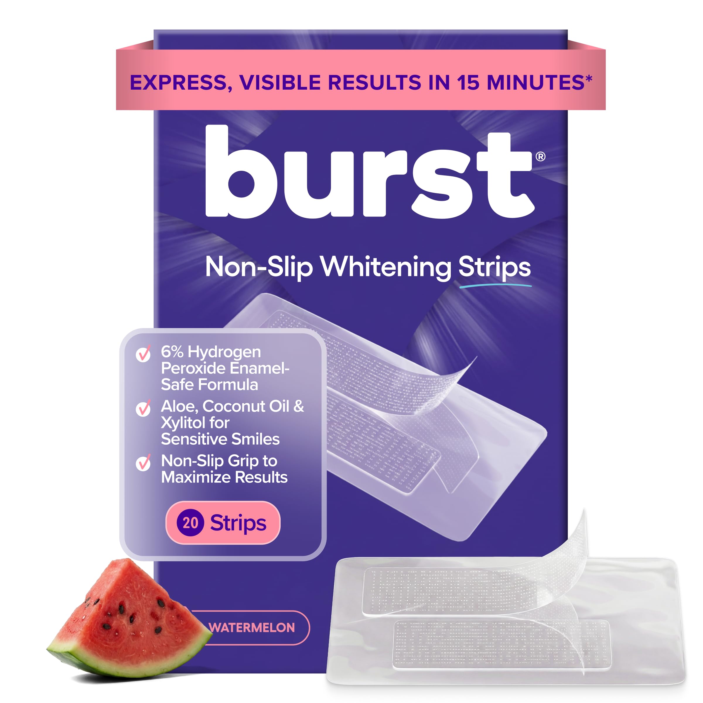 Burst Sensitive Teeth Whitening Strips - teeth whitening | Mubboo