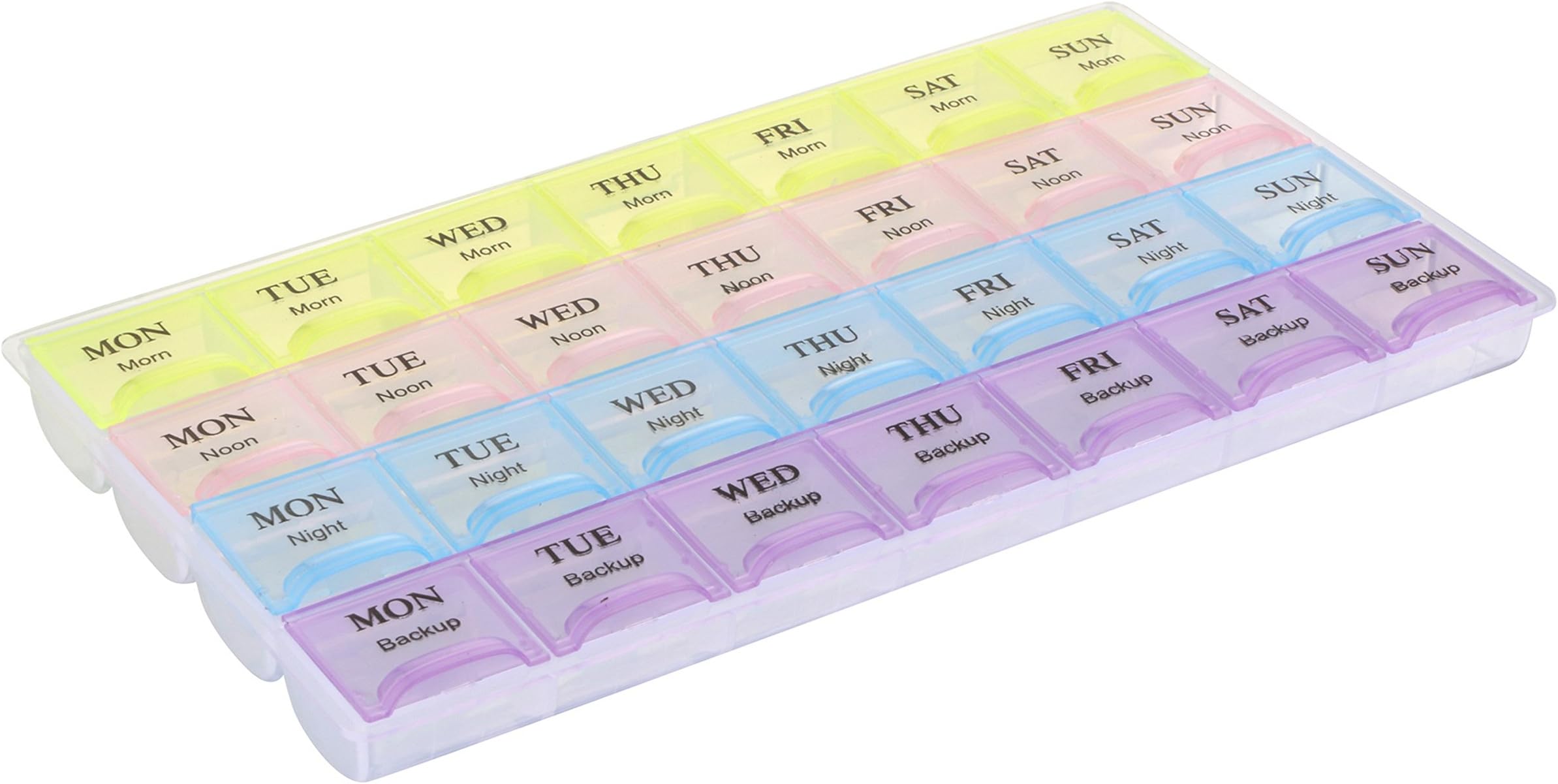 Miamour 28 Days 4 Weeks for 7 Days Pill Plastic Medicine Box