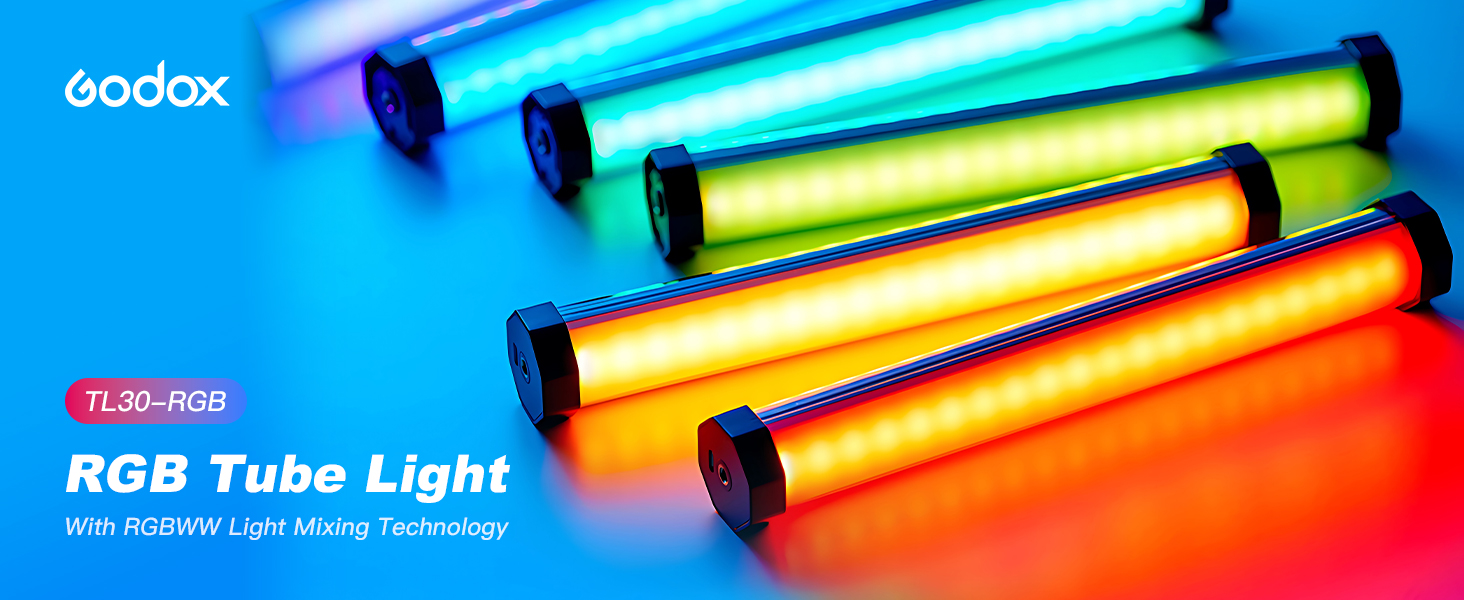 Amazon.com : Godox TL30 RGB Tube Light Wand, Magnetic RGB Light
