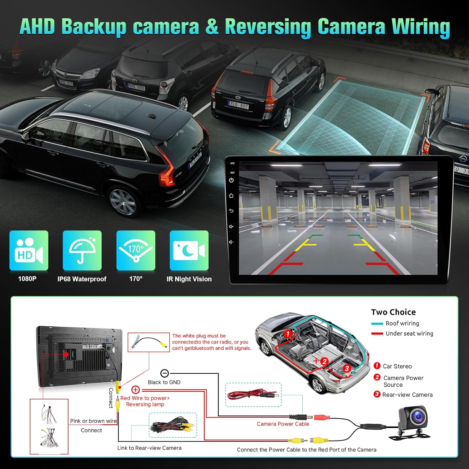 2 32GB Android Car Radio for Toyota Corolla 2013 2014 2015 2016 with Wireless CarPlay Android Auto - 10.1 Inch Touch Screen Stereo for Corolla 2013-2016 with in-Dash GPS Split Screen Backup Camera