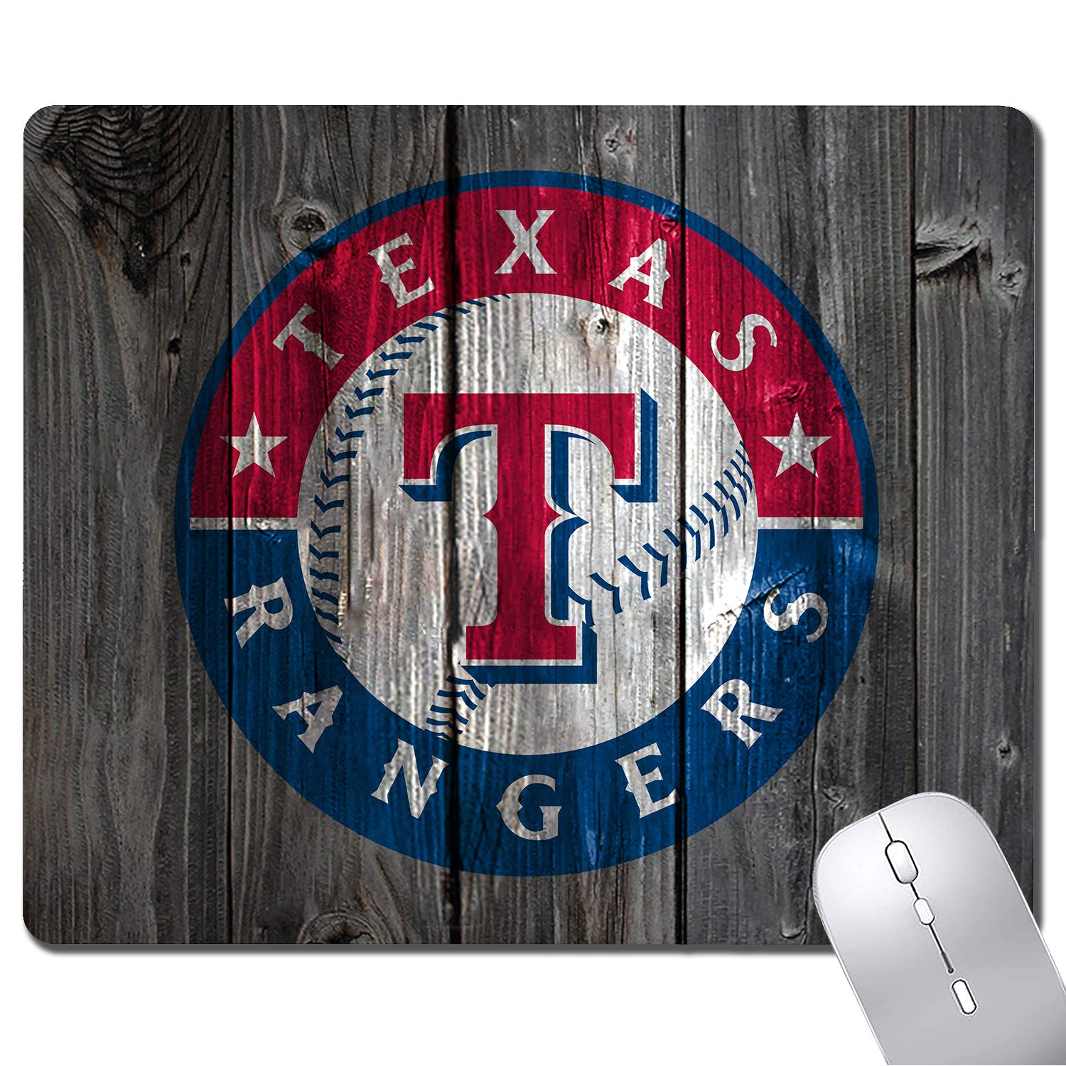 Tmoschops Mouse Pad Vintage Wood Texture Background Mouse pad Non-Slip Rubber Gaming Mouse Pad Rectangle Unique Design Mouse Pads for Computers Laptop