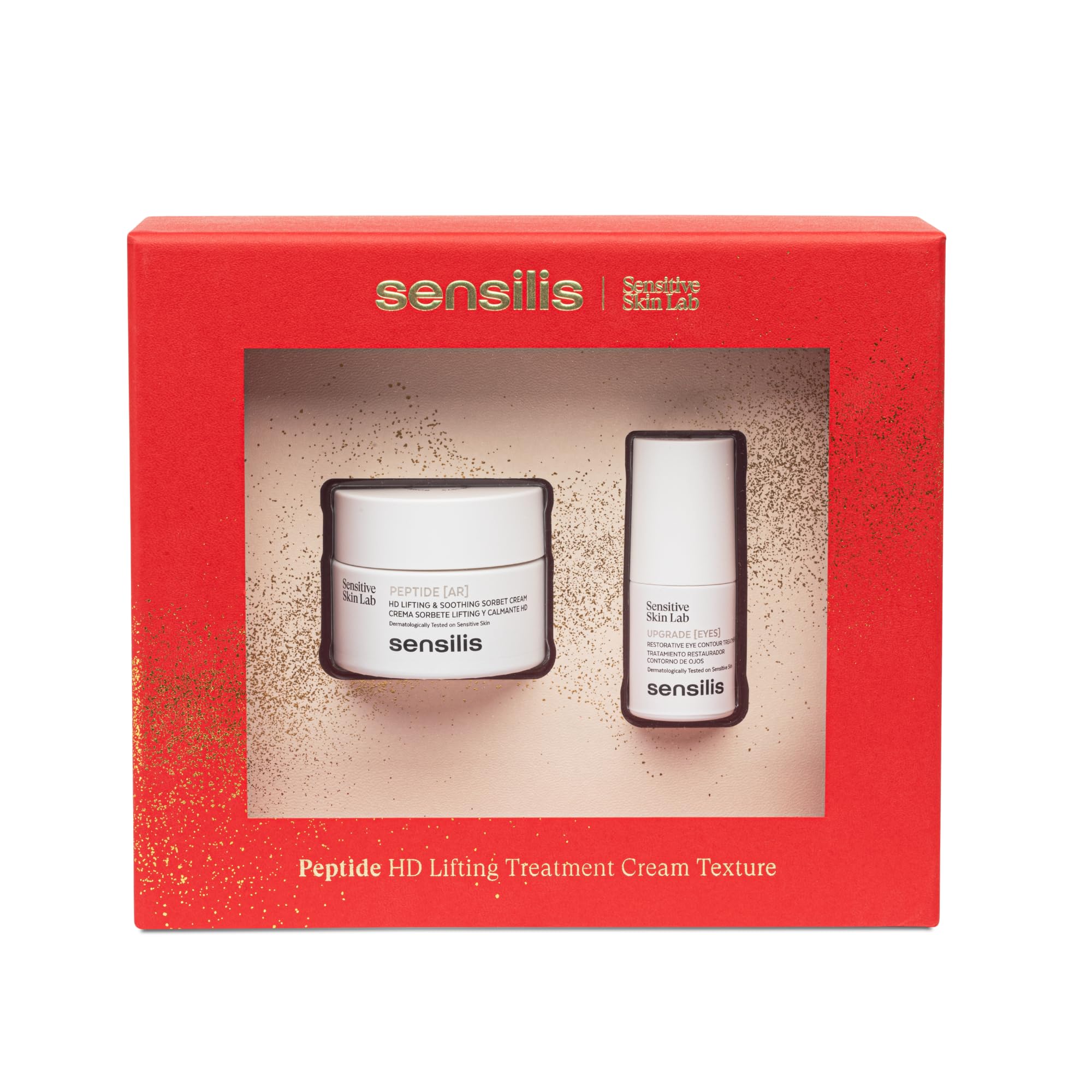 Sensilis - Pack Peptide, Crema AR 50 ml y Contorno Ojos 15 ml | Efecto Lifting, Reduce Arrugas, Mejora Firmeza, Atenúa Ojeras y Bolsas, Pack Crema y Contorno, Facial, Antiedad, Pack