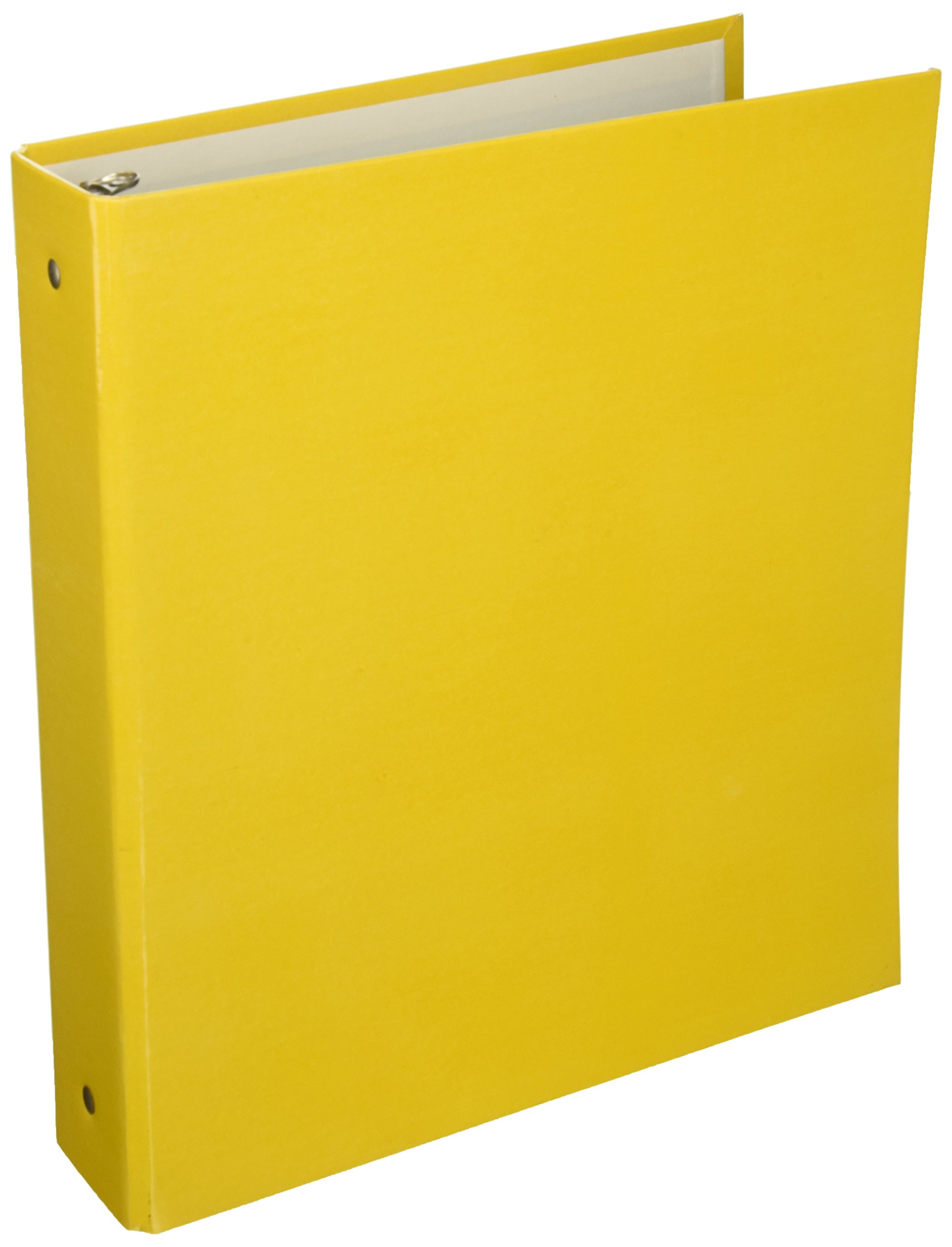 Aurora GB Cosmic Expressions Binder, 1 1/2 Inch Round Ring, 8 1/2 x 11 Inch Size, Daffodil, High Gloss Finish, Eco-Friendly, Recyclable, Made in USA (AUA10045)