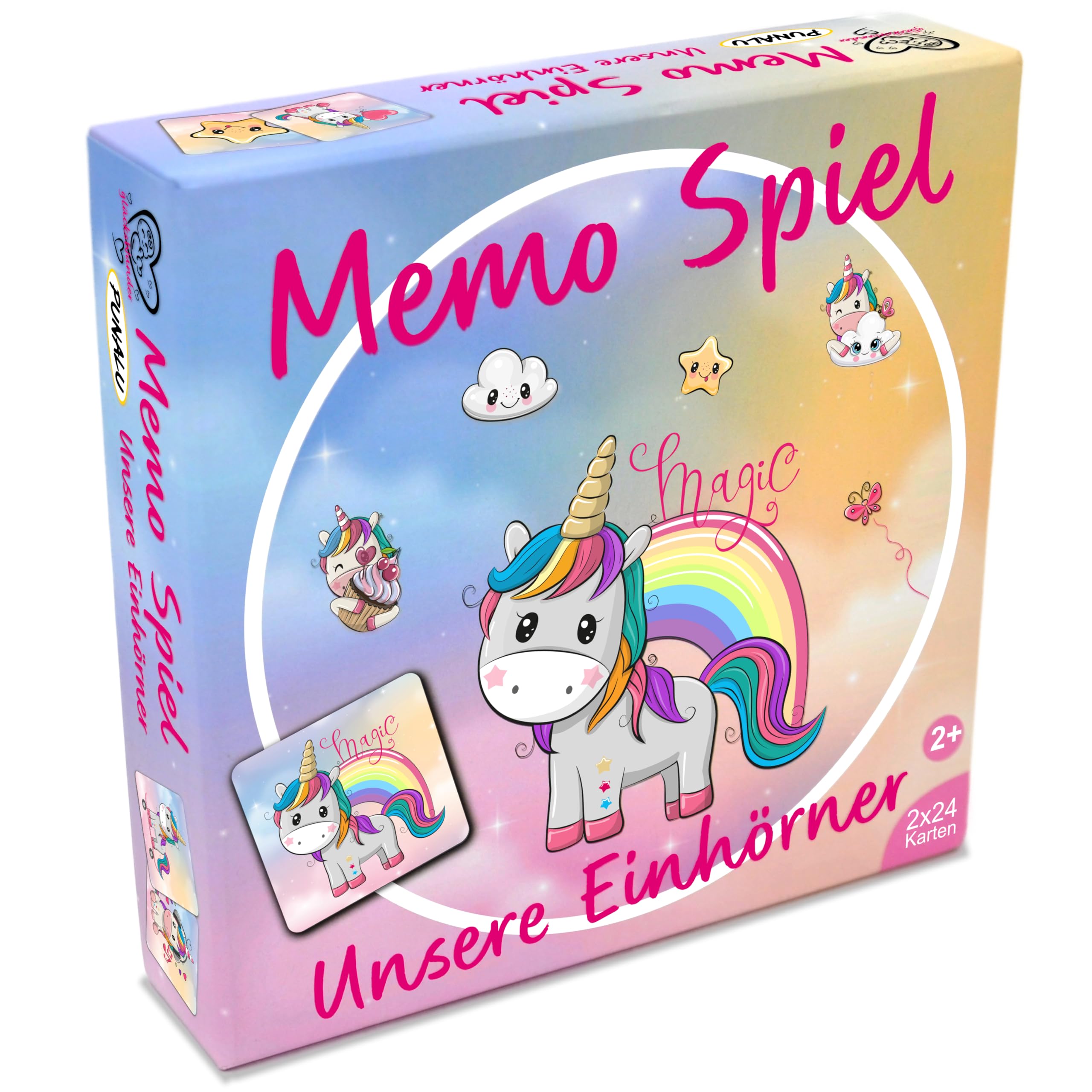 Oqono Tier-Memo-Spiel Für Kinder, 60 Karten Mit Tierillustrationen, 30