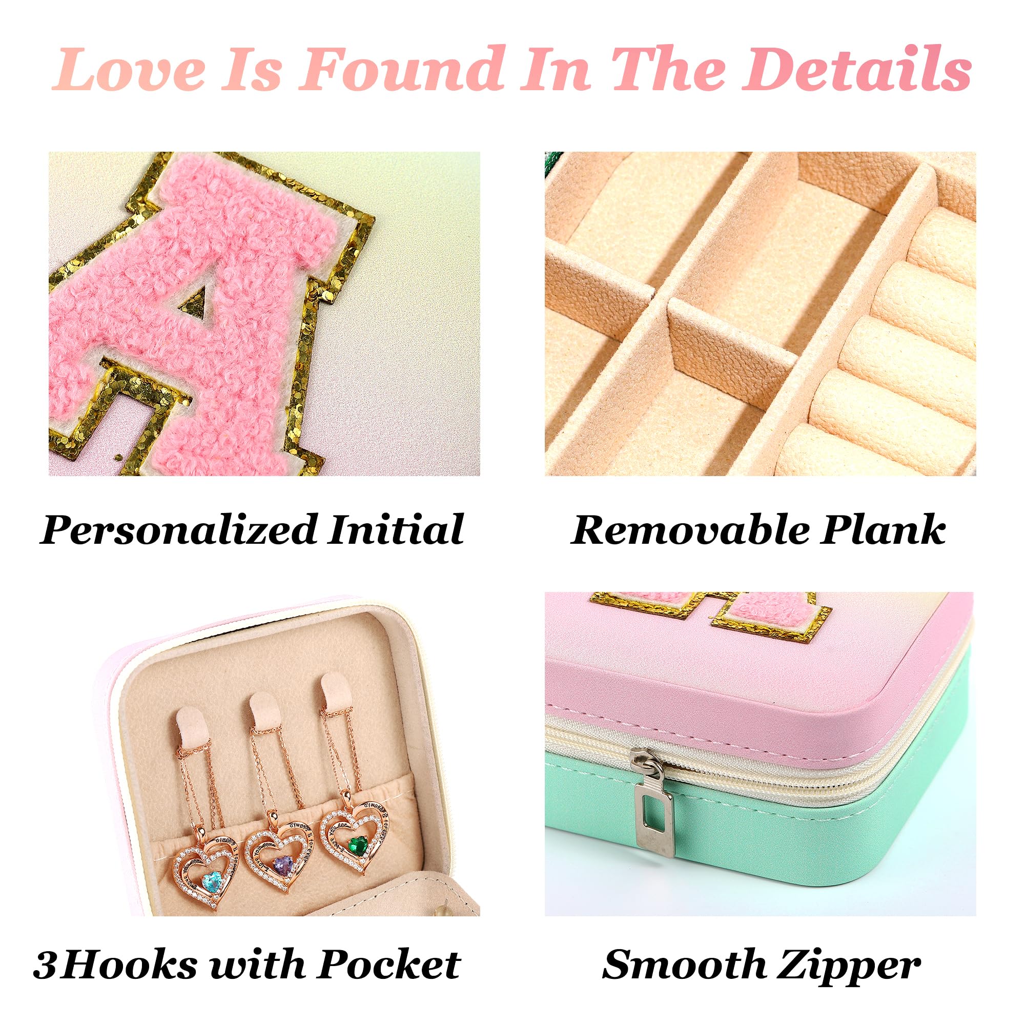 Colorful Jewelry Box For Girls Personalized Jewelry Boxes