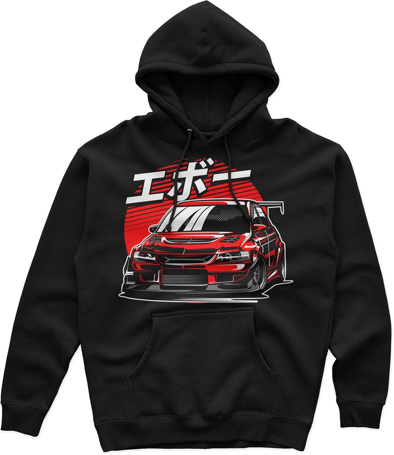 STYLN MITSUBISHI EVO X 10 HOODIE | ADULT CAR AUTOMOTIVE HOODED SWEATSHIRT